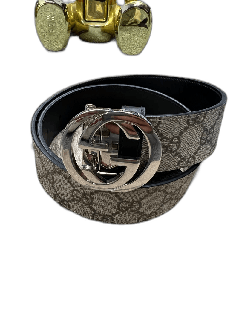 Gucci gucci double g print belt Size ONE SIZE - 1 Thumbnail