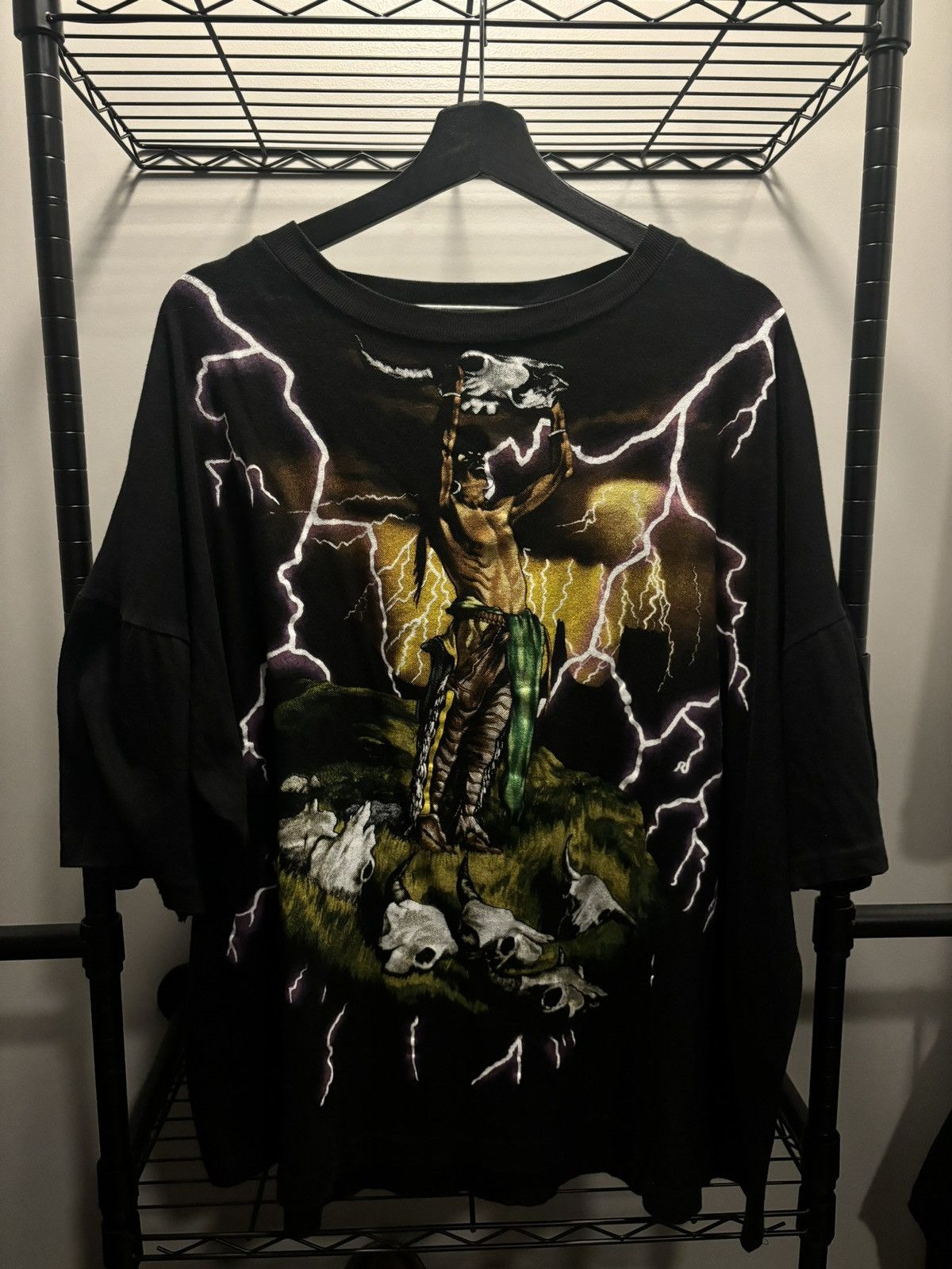 Vintage 90s American Thunder AOP Graphic Tee