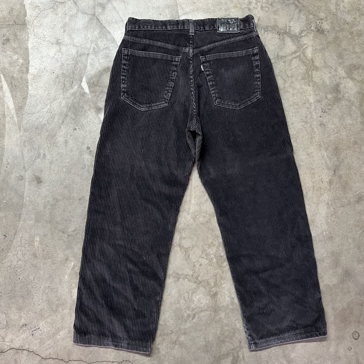 Levi's × Levi's Vintage Clothing × Vintage Vintage 90’s Levi’s Silver-Tab Grey BAGGY Corduroy Pants Size US 33 - 1 Thumbnail