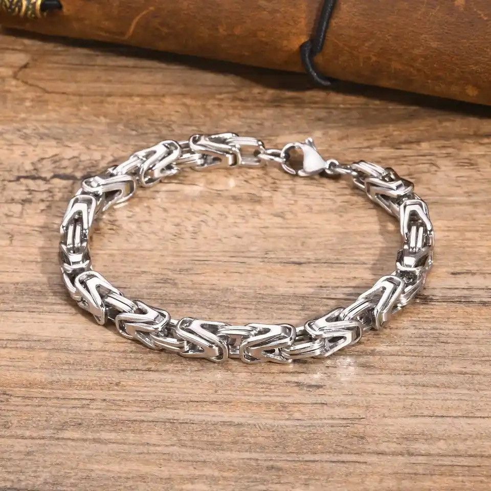 Jewelry × Vintage Stylish V Shape Bracelets Waterproof Chain Wrist Bracelets Size ONE SIZE - 2 Thumbnail