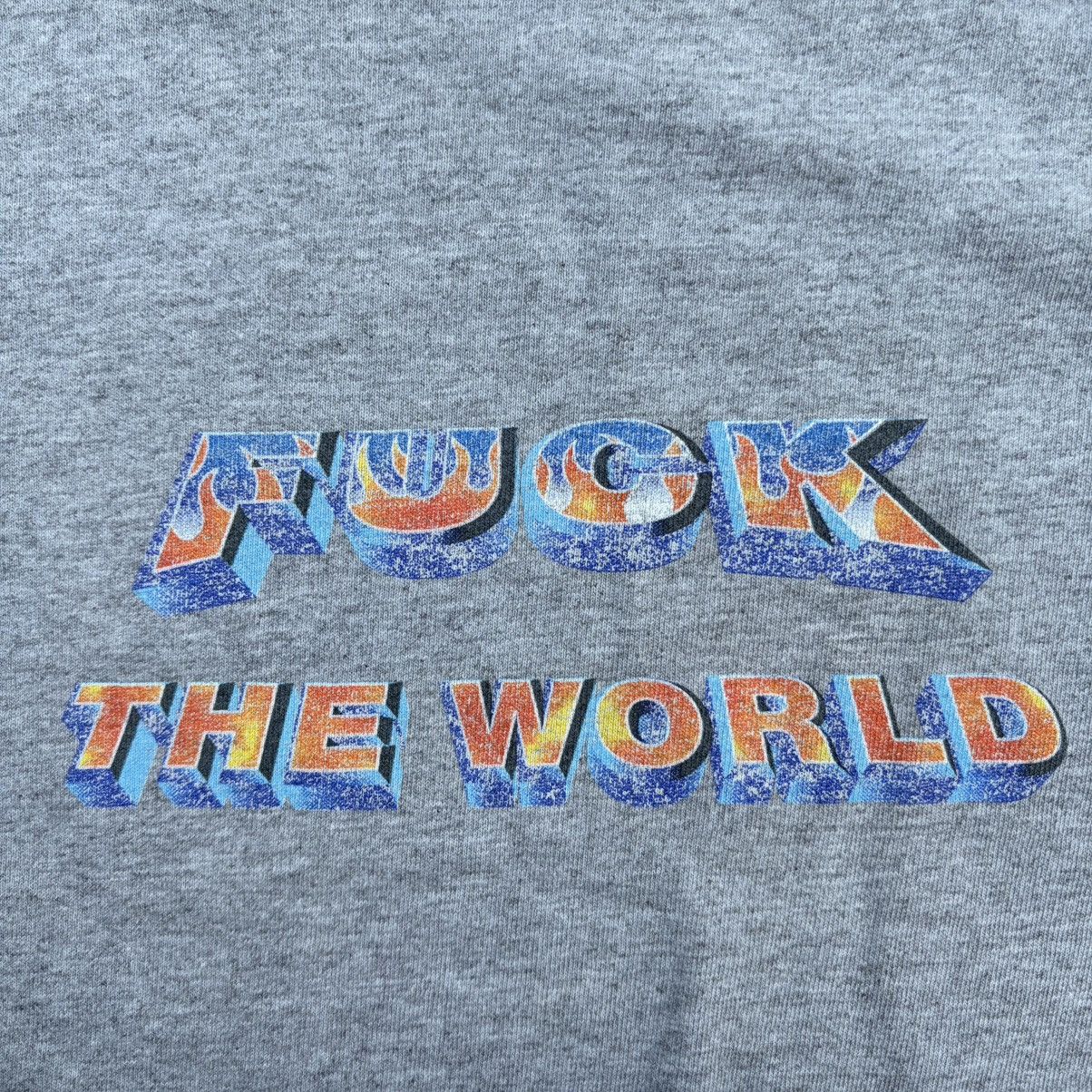 Supreme Supreme 2014 FTW Fuck The World Long Sleeve Grey Medium Size US M / EU 48-50 / 2 - 5 Thumbnail