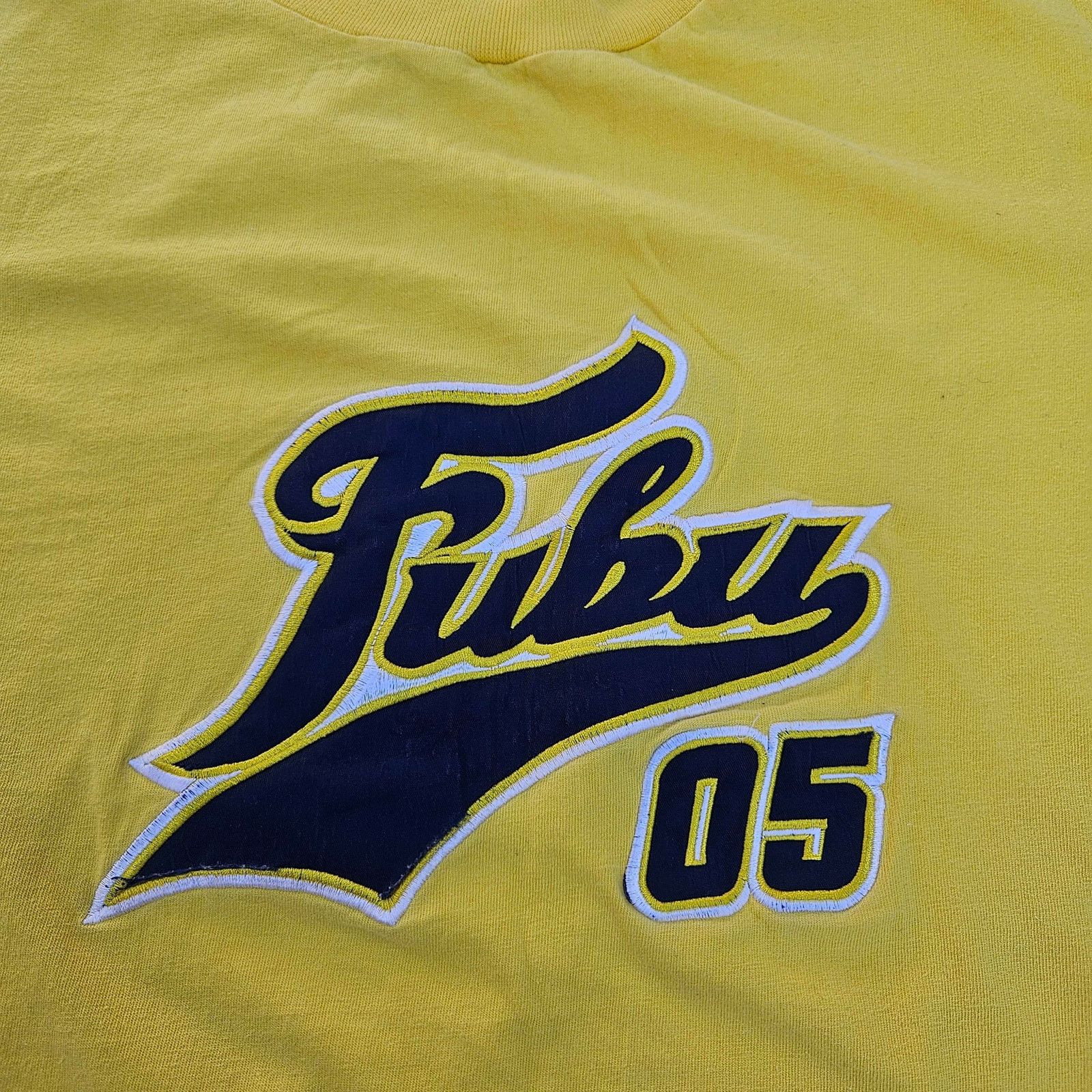 Fubu Vintage FUBU Shirt Size X-Large Yellow Size US XL / EU 56 / 4 - 2 Thumbnail