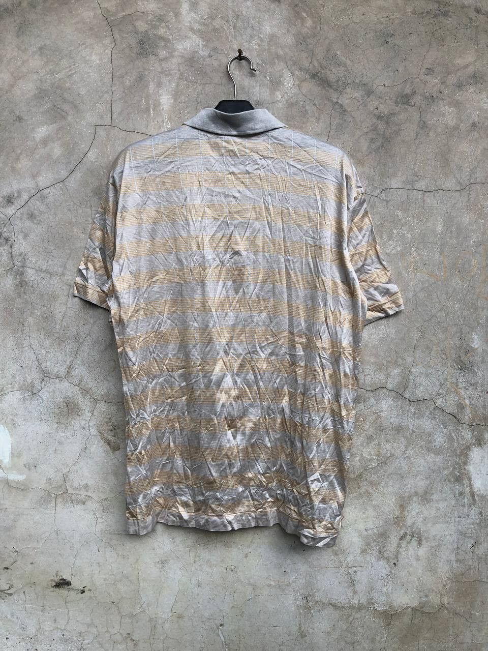 Yves Saint Laurent YVES SAINT LAUREN Striped Polo Shirt Size US L / EU 52-54 / 3 - 6 Thumbnail