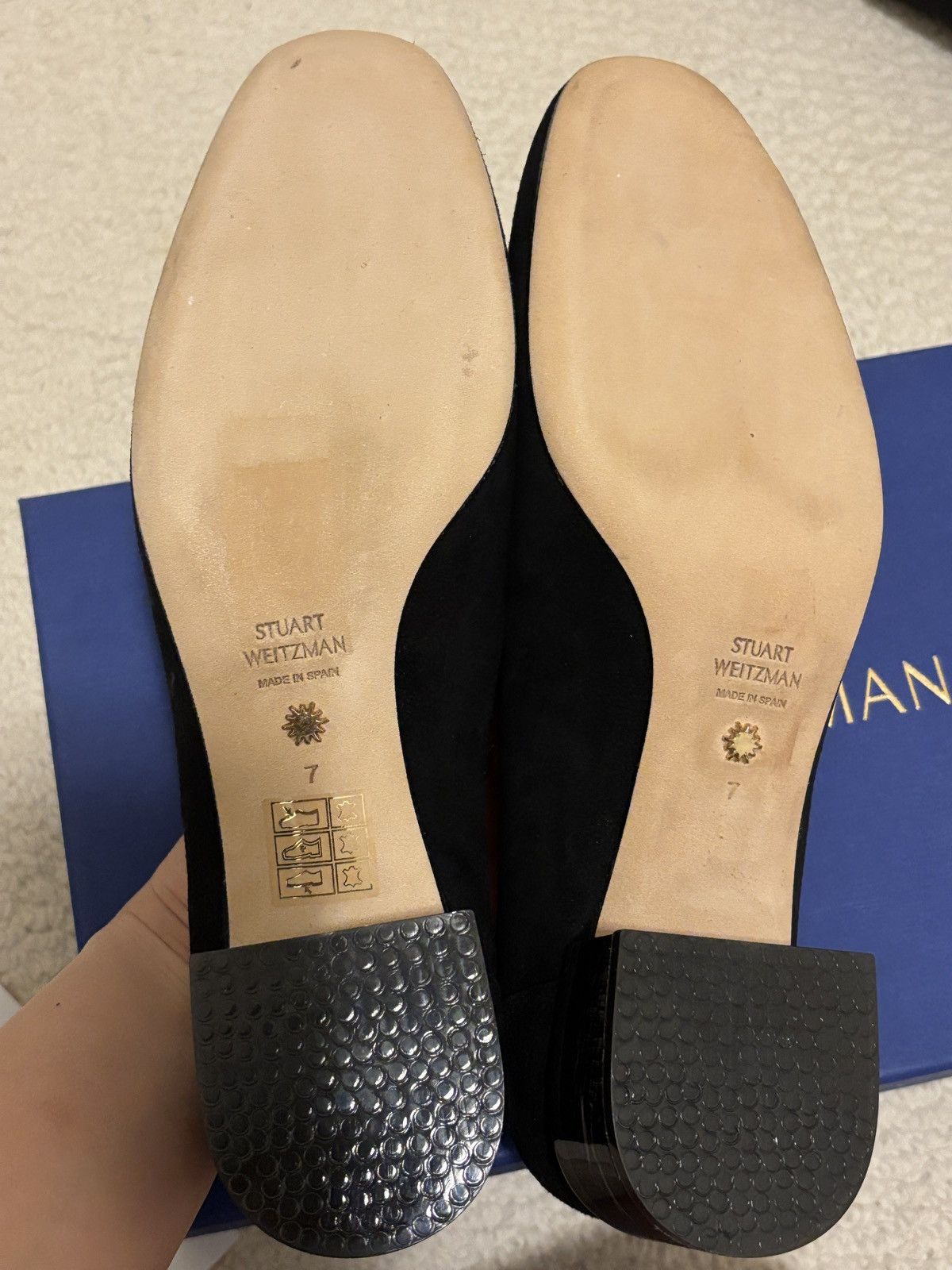 Stuart Weitzman Carmella suede shoes Size US 7 / IT 37 - 5 Thumbnail