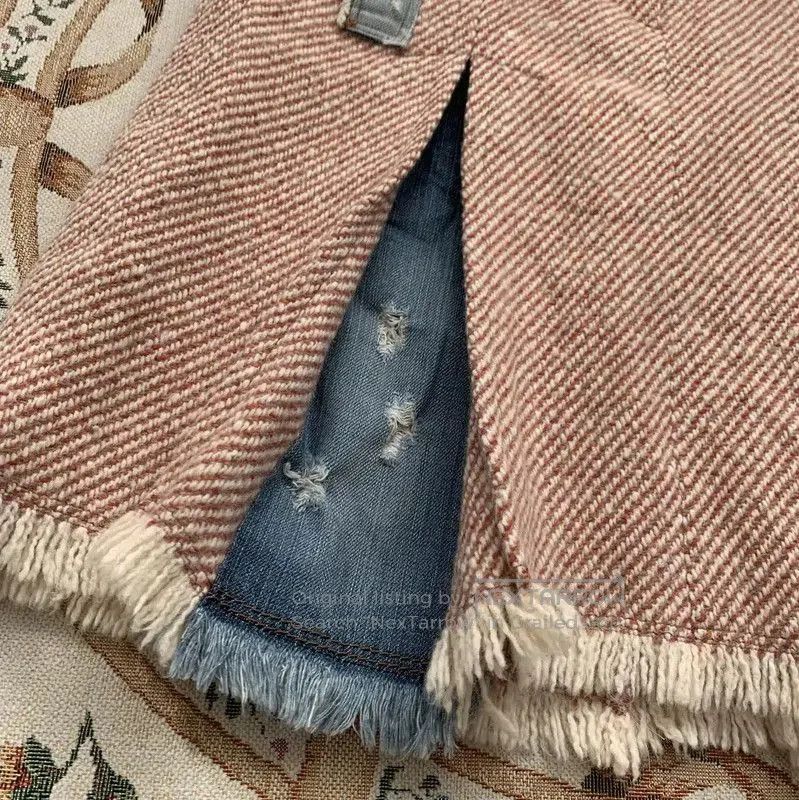 Burberry Burberry Pink Wool Midi Skirt for Women. Size 23" - 4 Thumbnail
