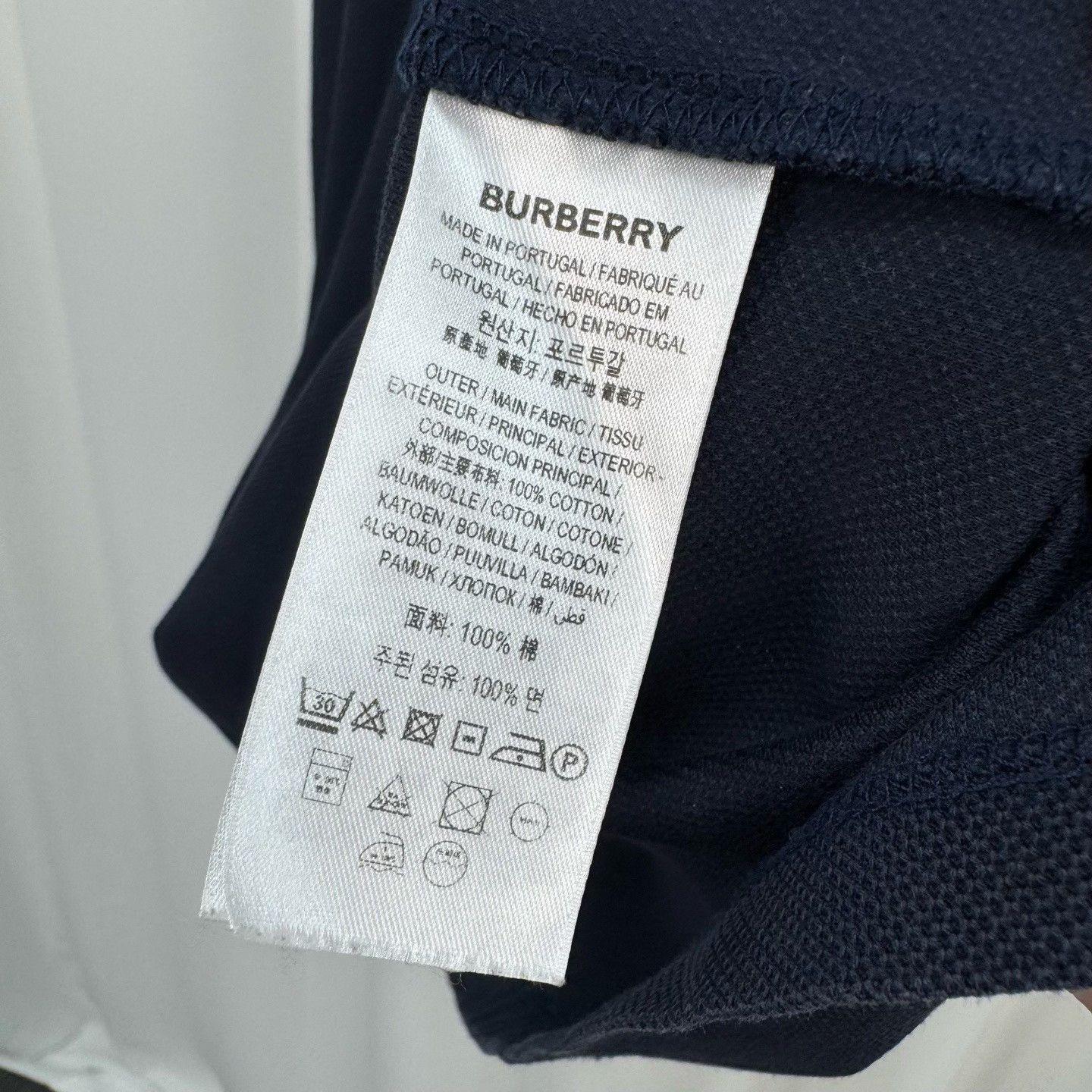 Burberry Burberry Embroidered Letter Polo Short Sleeve Size US S / EU 44-46 / 1 - 7 Thumbnail