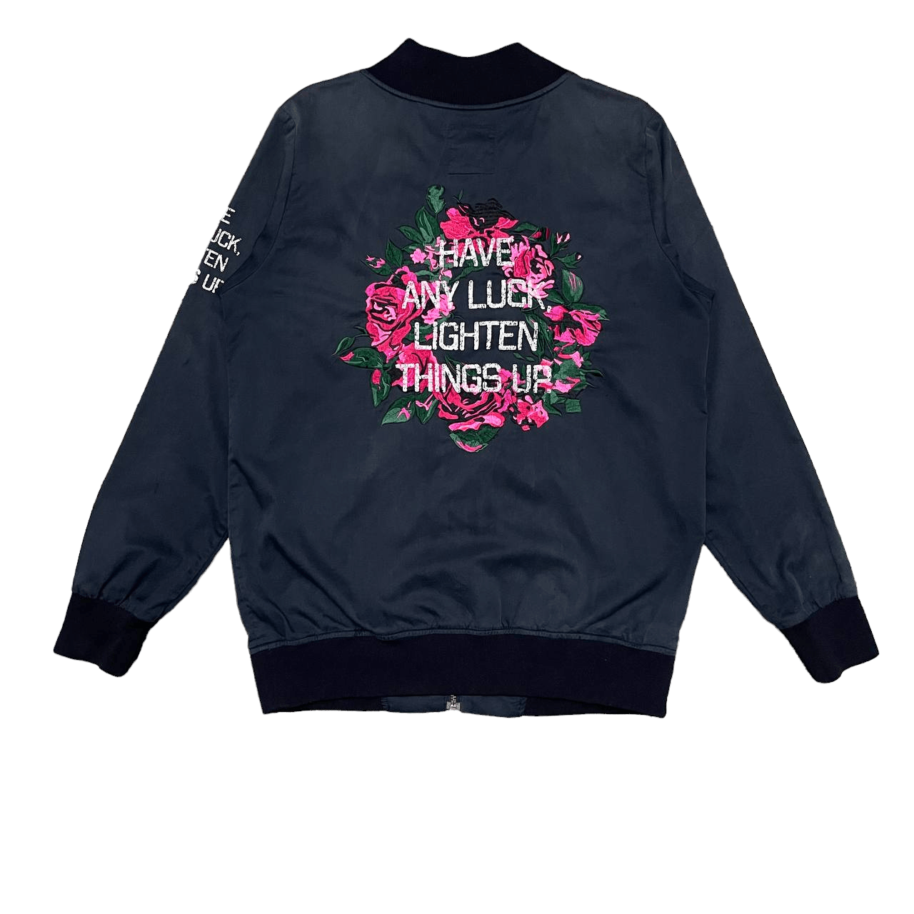 Le Coq Sportif Vintage Le Coq Sportif Embroidery Floral Sweater Jacket Size L / US 10 / IT 46 - 1 Thumbnail