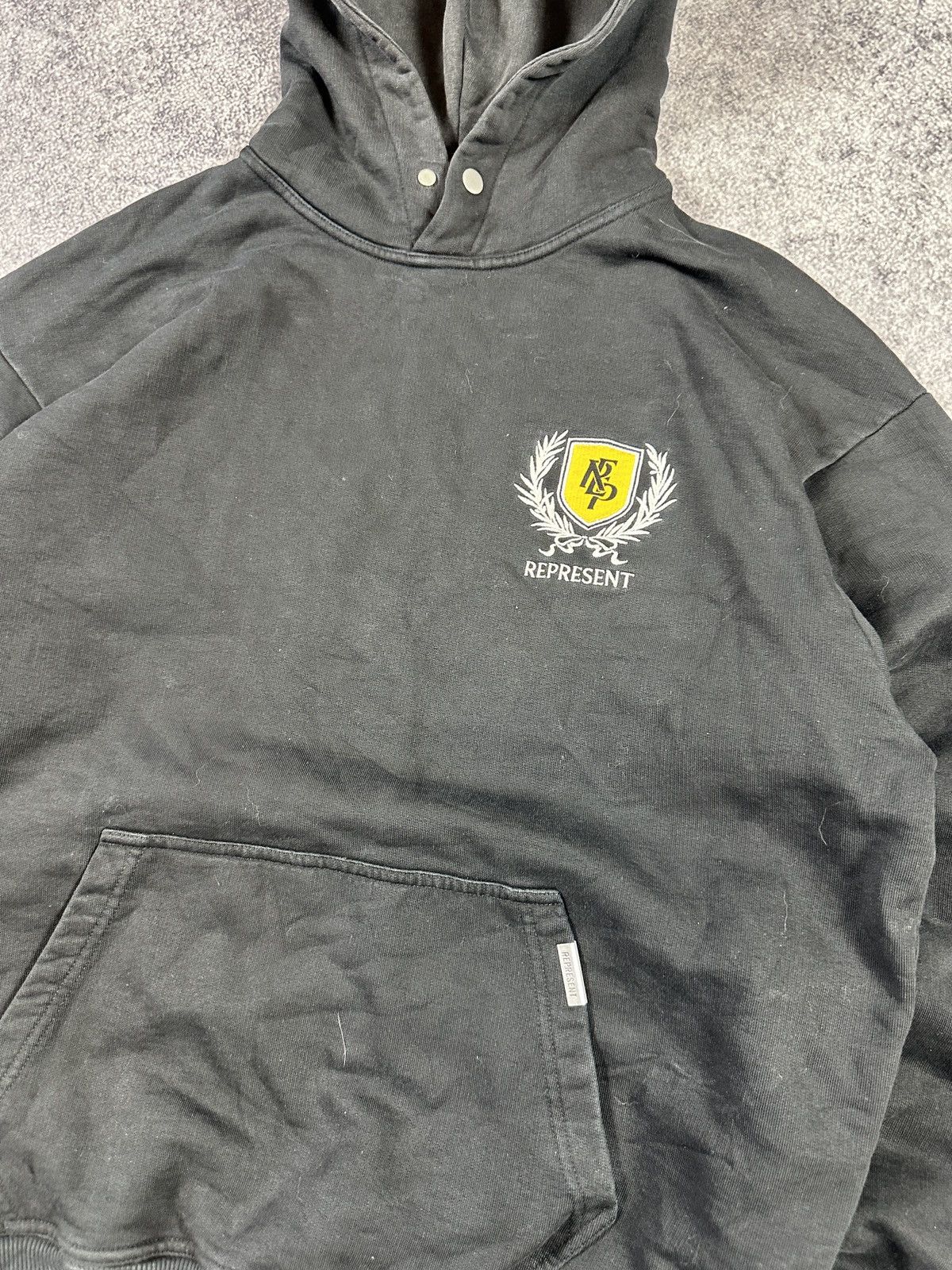 Represent Clo. Team Represent Big Back Logo Hoodie Streetwear S Rare Y2K Size US S / EU 44-46 / 1 - 4 Thumbnail
