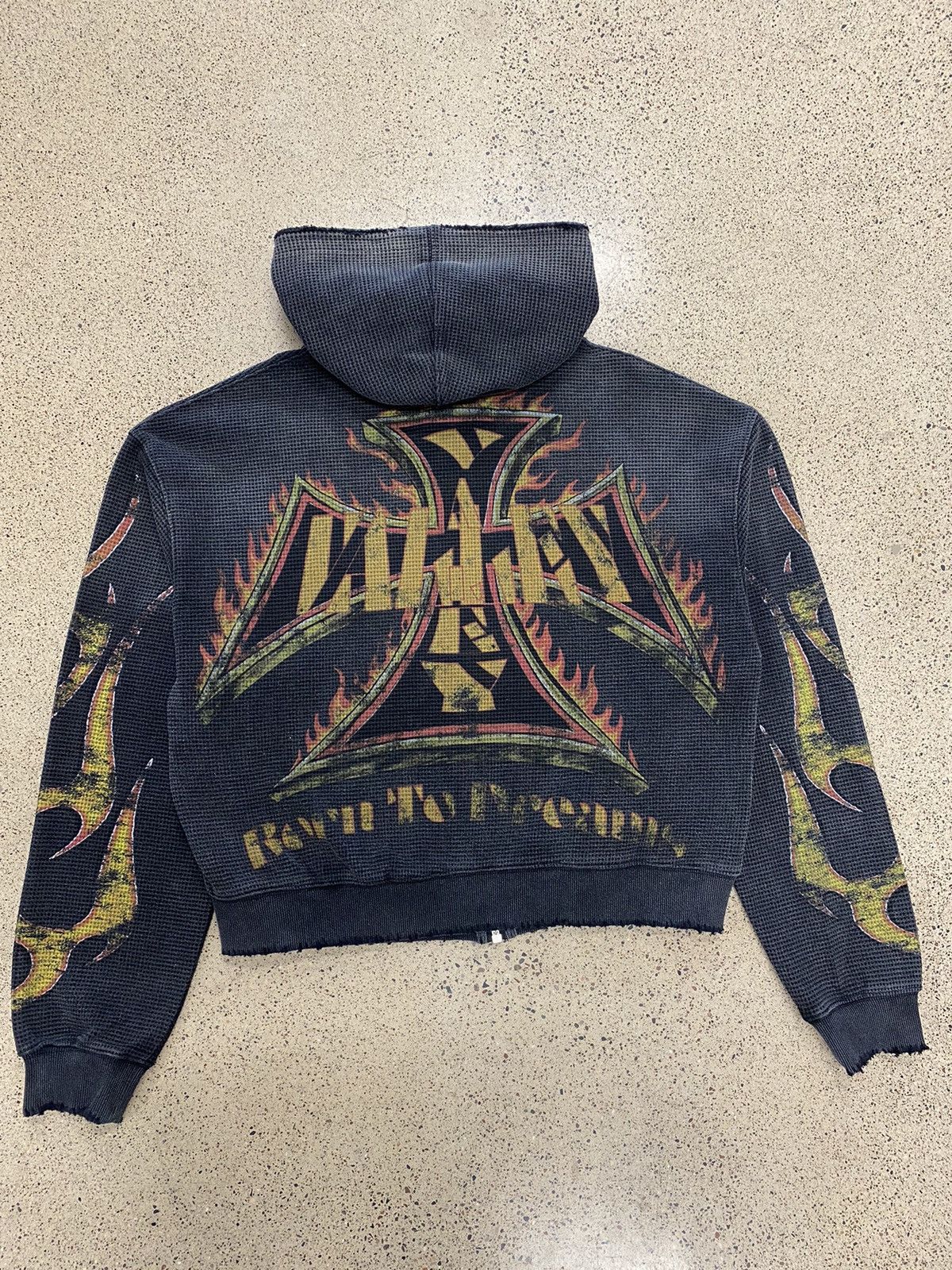 Vale 💀Vale Reborn Waffle Zip Up💀 Size US M / EU 48-50 / 2 - 2 Thumbnail