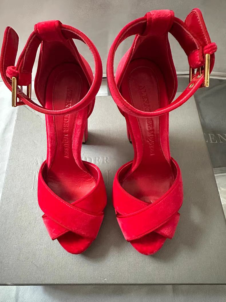 Alexander McQueen Alexander McQueen Sandals Heels。Q9 Size US 6 / IT 36 - 7 Thumbnail