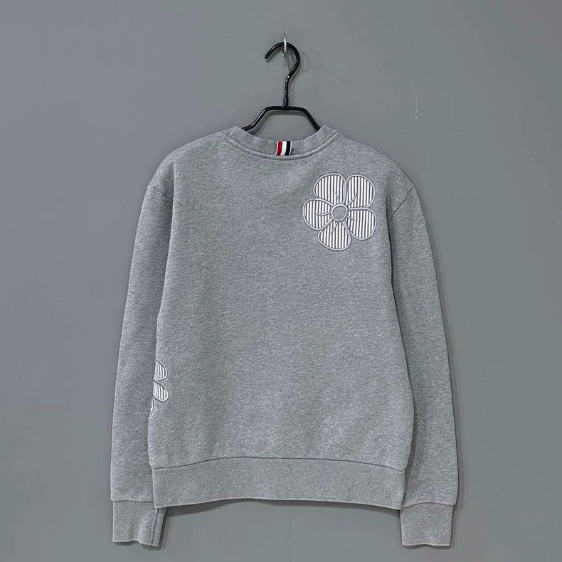 Thom Browne Thom Browne Floral gray sweatshirt 2505-Nextarrow Size US S / EU 44-46 / 1 - 3 Thumbnail
