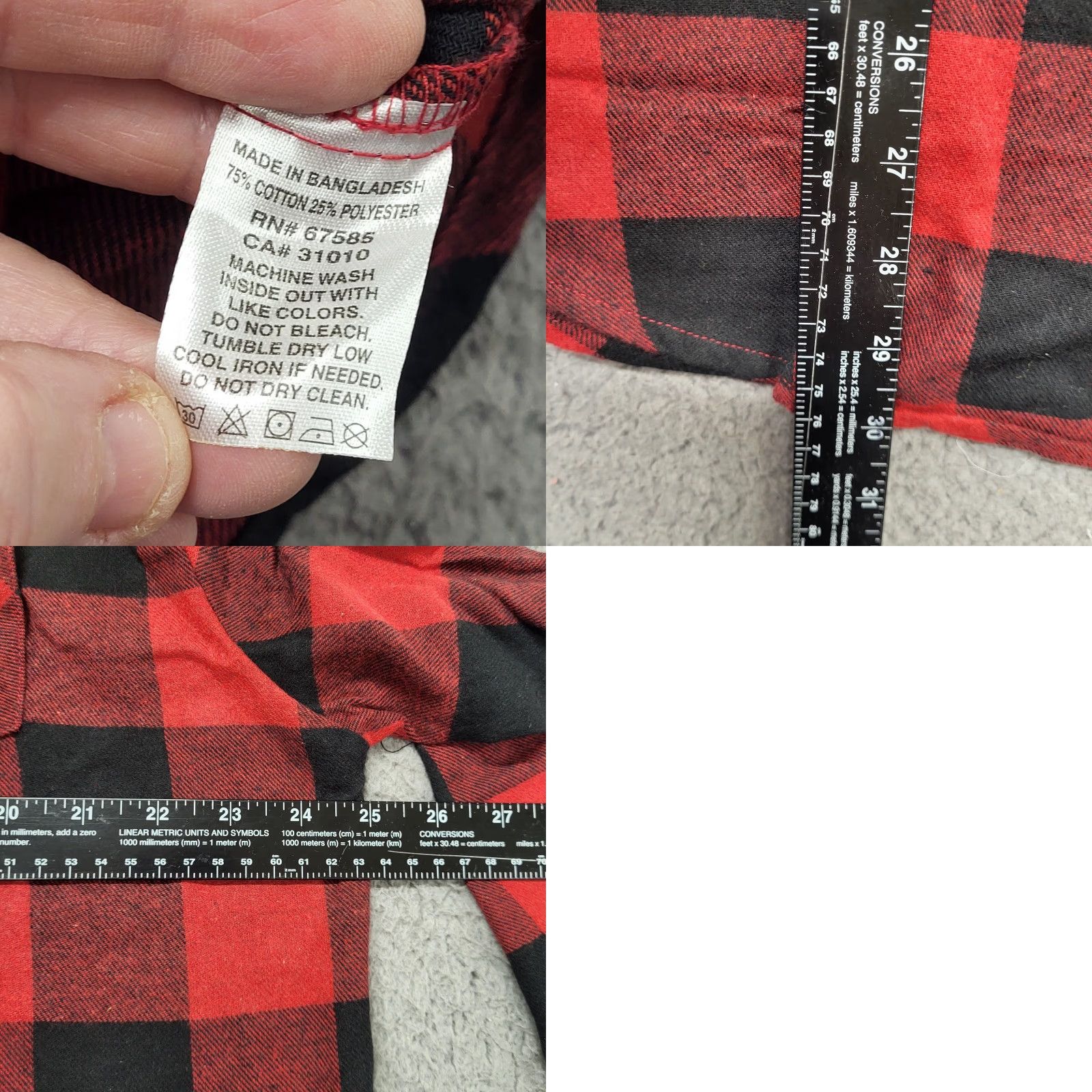 Vintage Yellowstone Shirt Mens Size 2XLarge Red & Black Flannel Long Sleeve Dutton Ranch Size US XXL / EU 58 / 5 - 8 Thumbnail