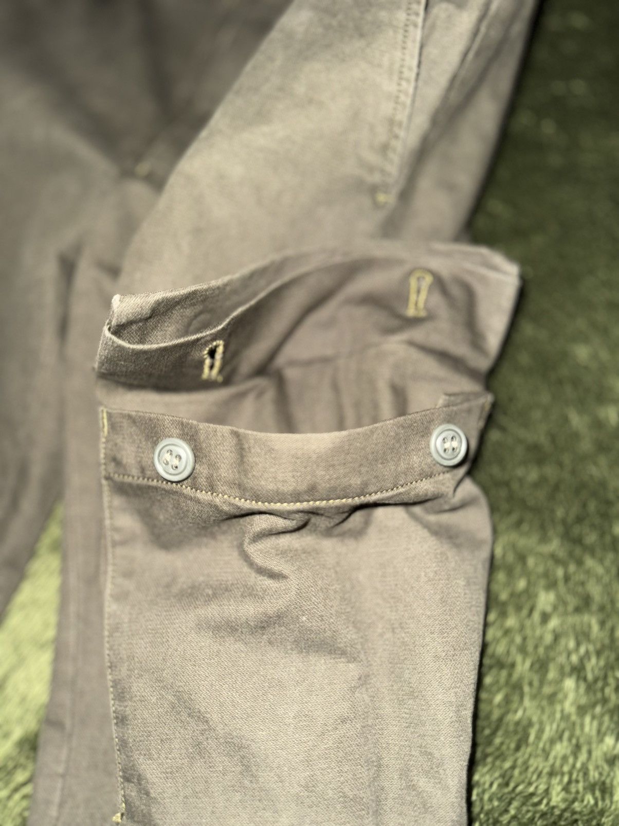 Undercover [2] UNDERCOVER 10AW Logo Label Cargo Pants Olive Size US 30 / EU 46 - 8 Thumbnail