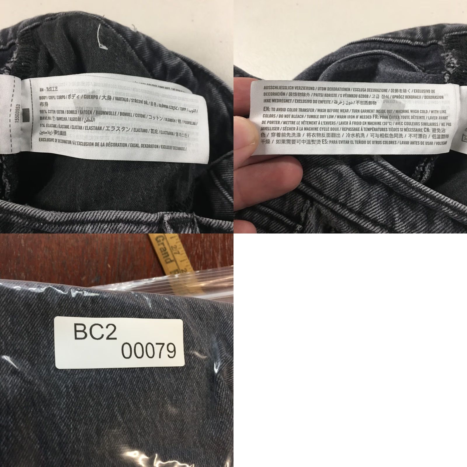 Abercrombie & Fitch Abercrombie & Fitch Jeans Womens 28/6R | Straight Jeans | Gray Zip | 30x30 Inseam 5-Pocket Denim Regular Rise Size 28" / US 6 / IT 42 - 10 Thumbnail