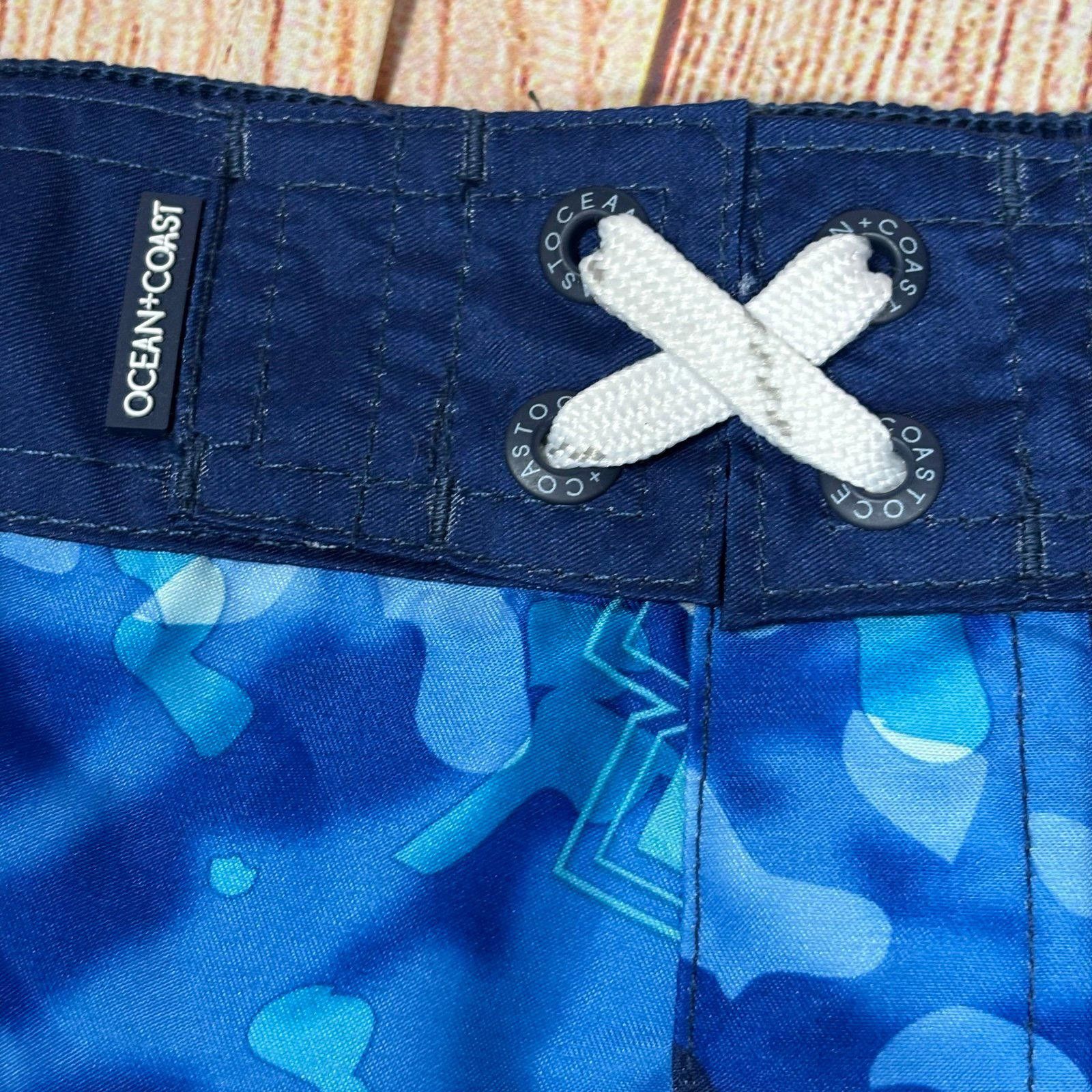 Other Ocean & Coast Boys' Blue Patterned Board Shorts XL NWT Size US 26 / EU 42 - 4 Thumbnail