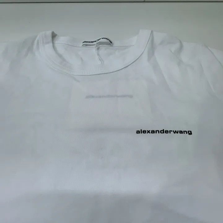 Alexander Wang Alexander Wang White Graphic Short Sleeve T-Shirt - Size XS / US 0-2 / IT 36-38 - 8 Thumbnail