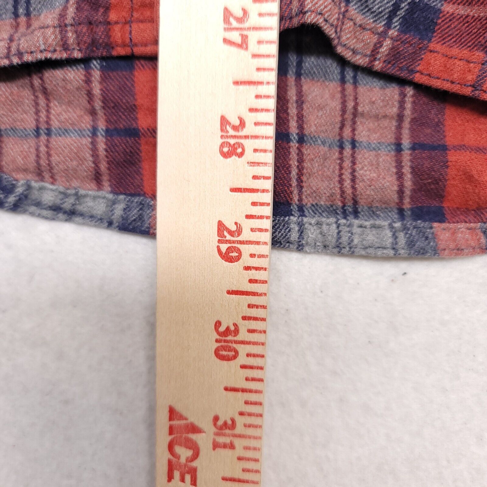 Sonoma Sonoma Tartan Flannel Button Up Shirt Men Size S Orange Gray Size US S / EU 44-46 / 1 - 7 Thumbnail