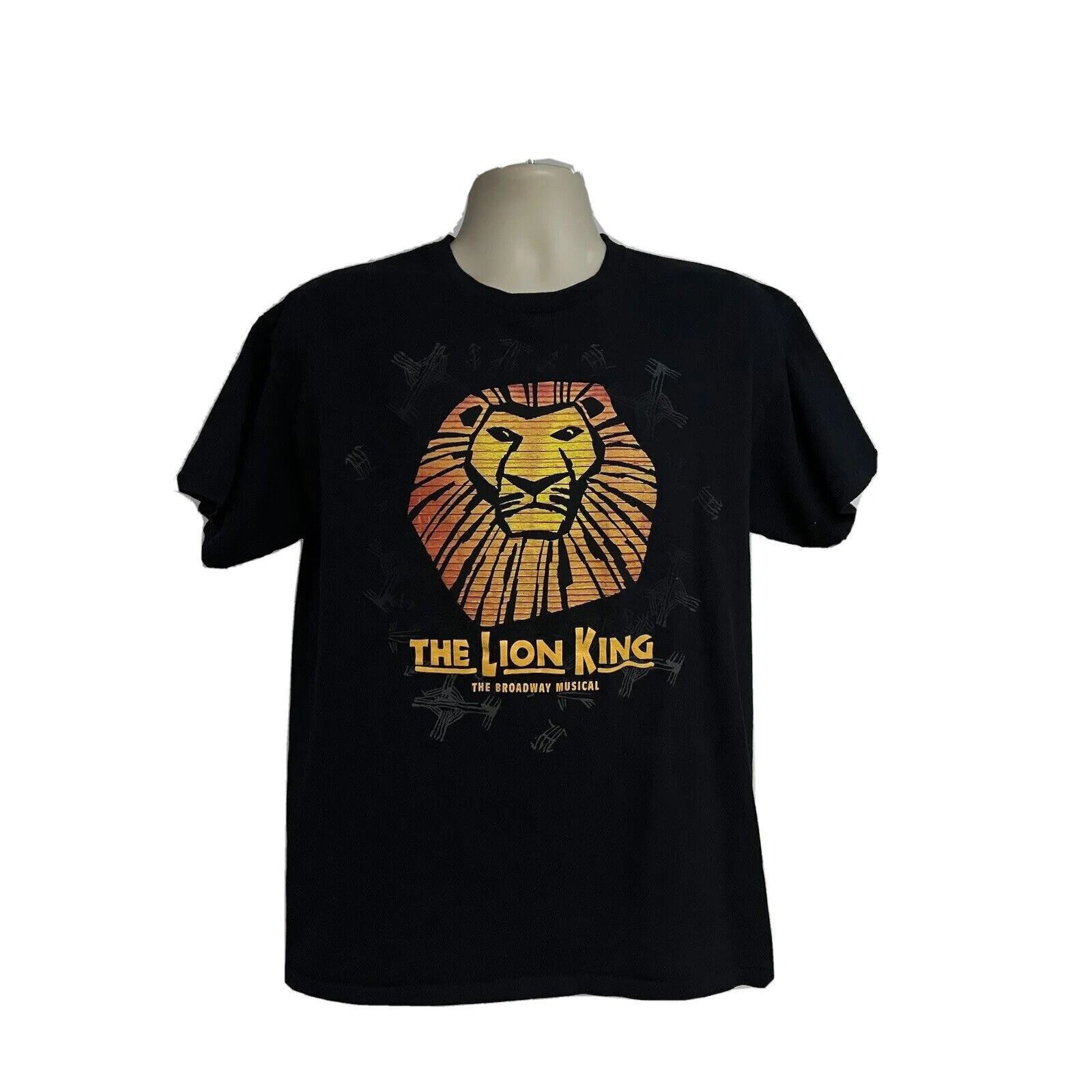 Disney Disney The Lion King Broadway Musical Black Graphic T-Shirt Size US L / EU 52-54 / 3 - 1 Thumbnail