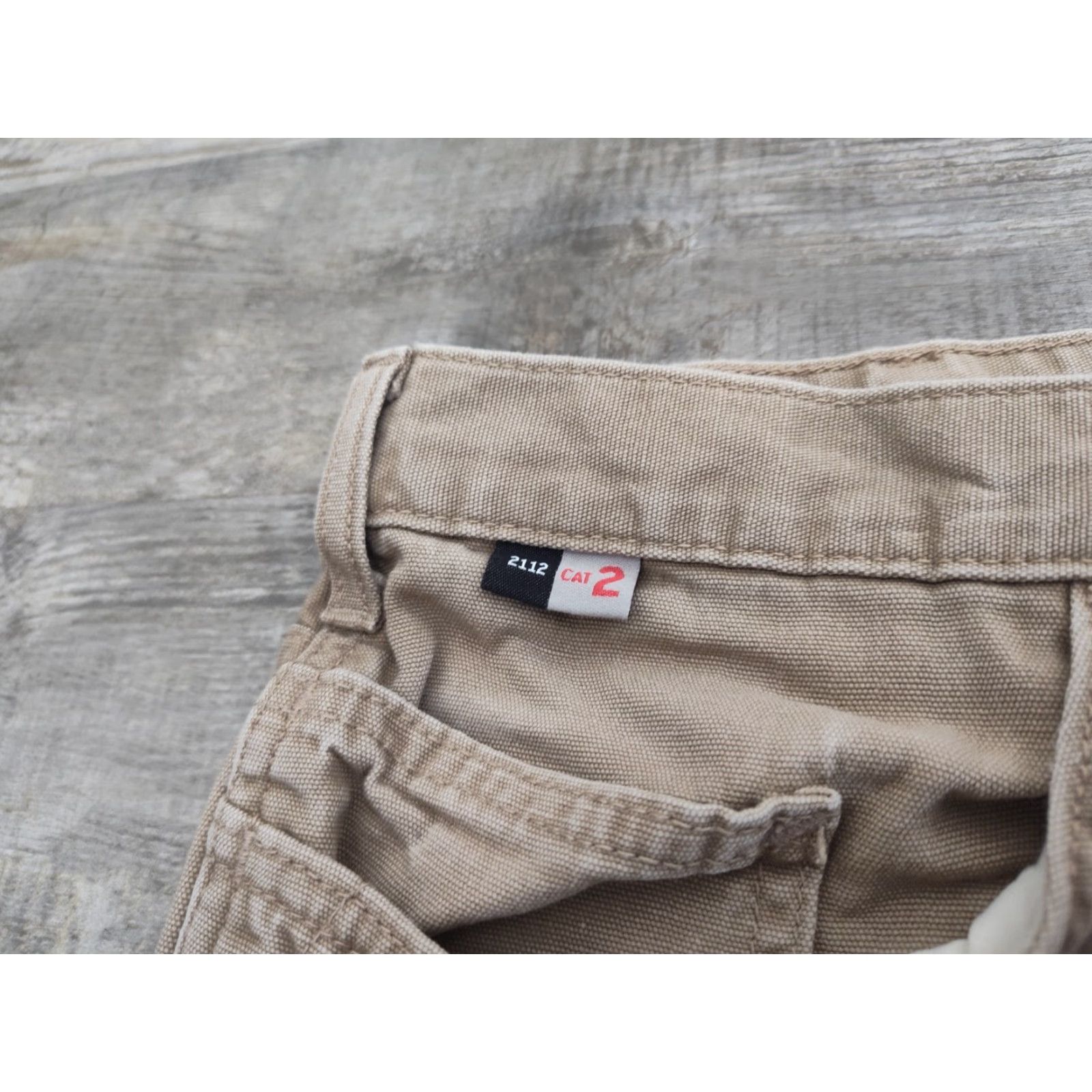 Carhartt Carhartt FR Relaxed Fit Canvas Carpenter Womens Pants Khaki Straight 18 Size 40" / US 18 - 6 Thumbnail