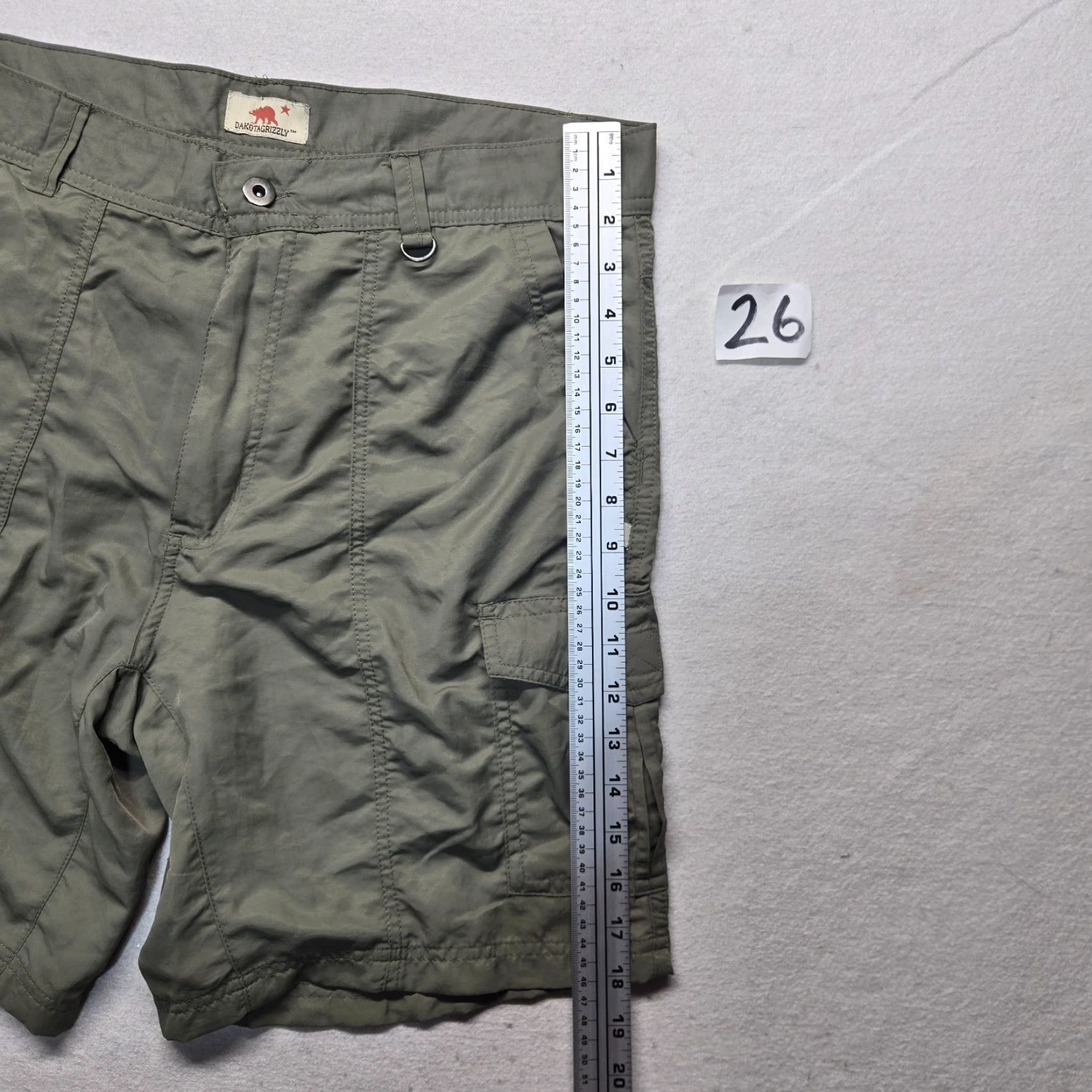 Vintage Dakota Grizzly Cargo Walking Shorts Mens 34 Gray 6-pockets Relaxed Fit Hiking Outdoor Size US 34 / EU 50 - 4 Thumbnail