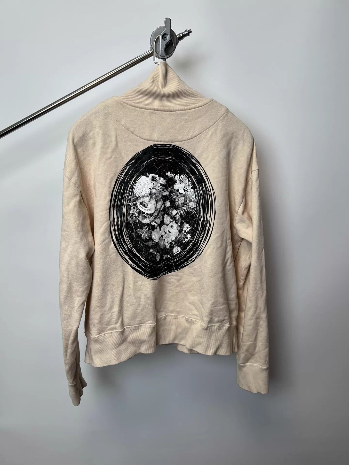 Vivienne Westwood Vivienne W Embroidered Printed High Neck Zip Hoodie Size US M / EU 48-50 / 2 - 4 Thumbnail