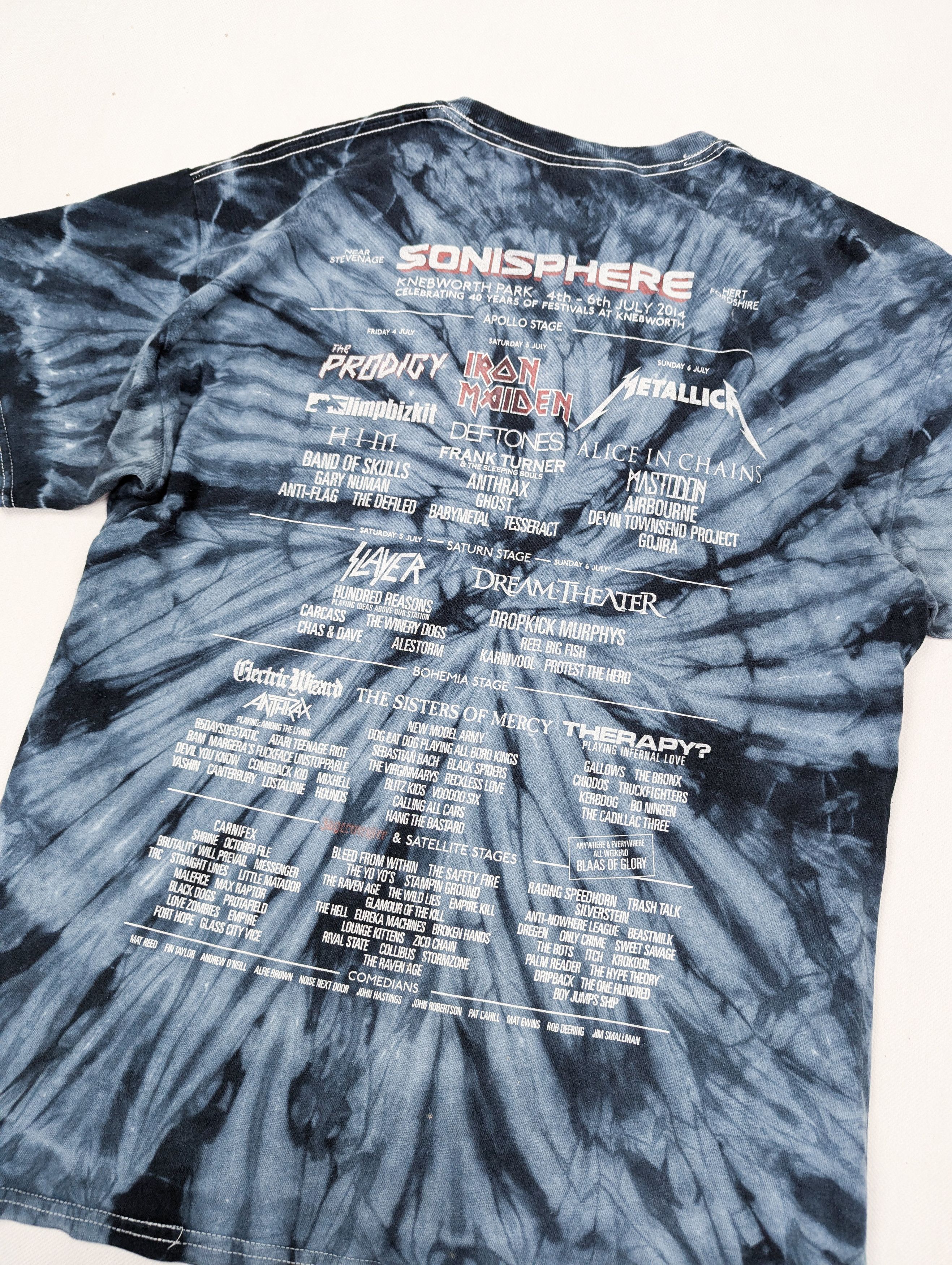 Gildan sonisphere genuine gig tour t-shirt iron maiden 2014 metalic Size US L / EU 52-54 / 3 - 3 Thumbnail