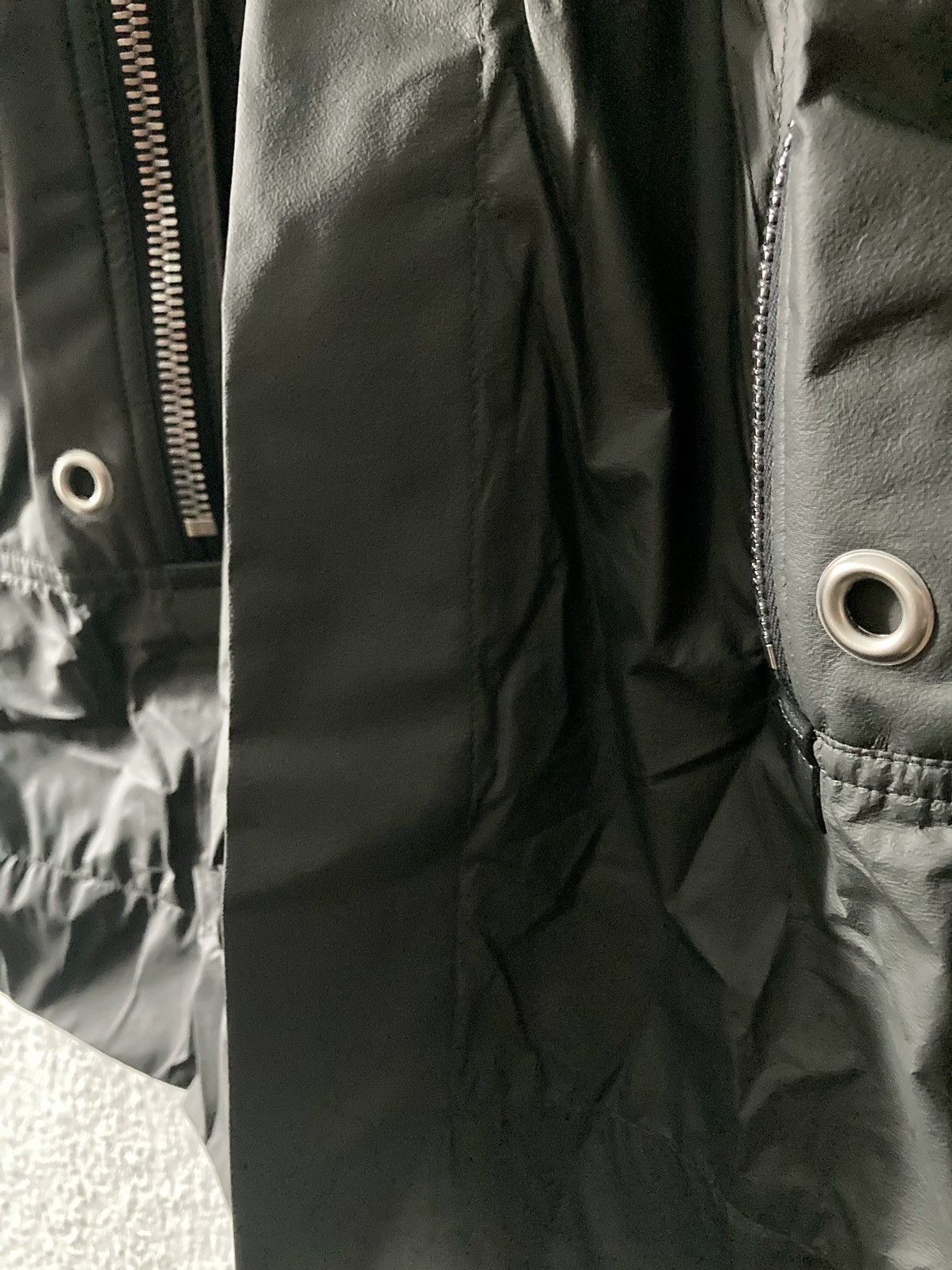 Rick Owens S/S 20 "TECUATL" Calf Leather Pocket Raincoat Rick Owens Size US M / EU 48-50 / 2 - 7 Thumbnail