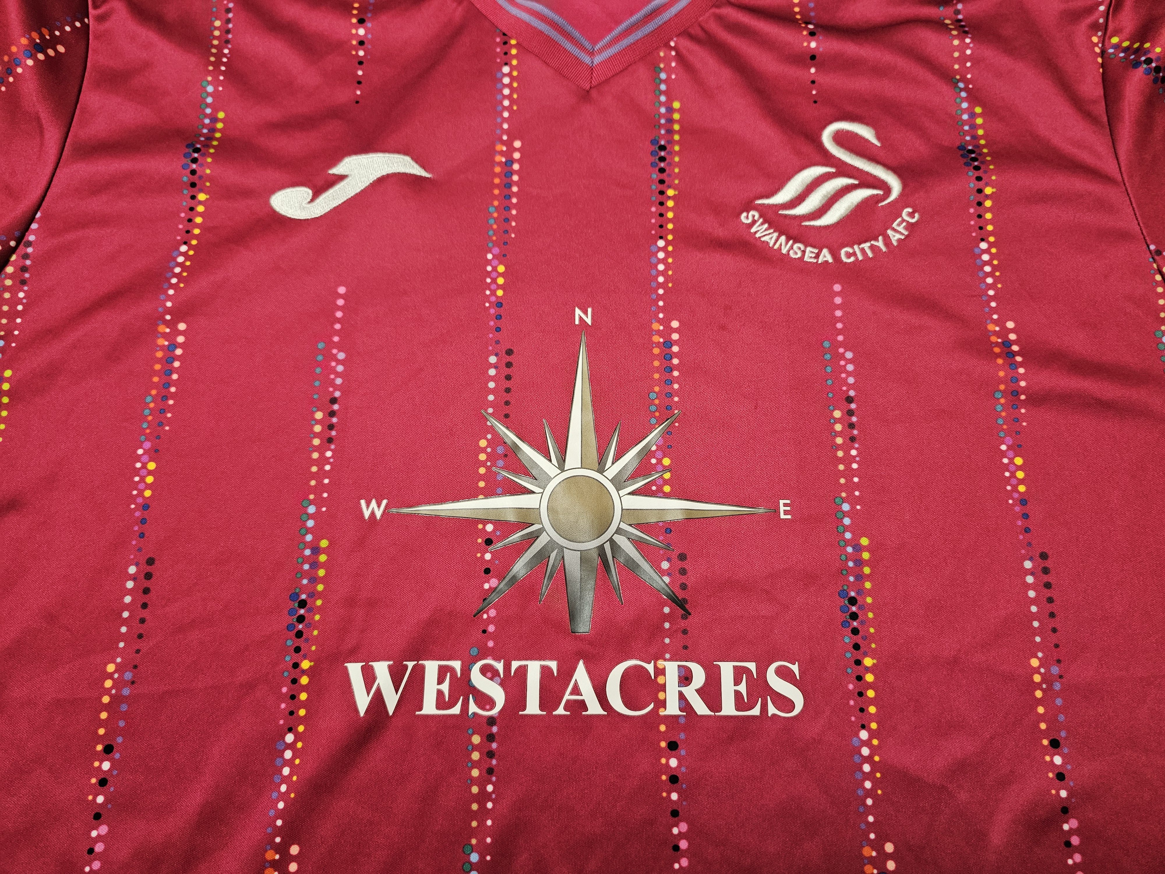 All Sport SWANSEA CITY 2023 2024 THIRD FOOTBALL SHIRT SOCCER JERSEY Size US XXL / EU 58 / 5 - 3 Thumbnail