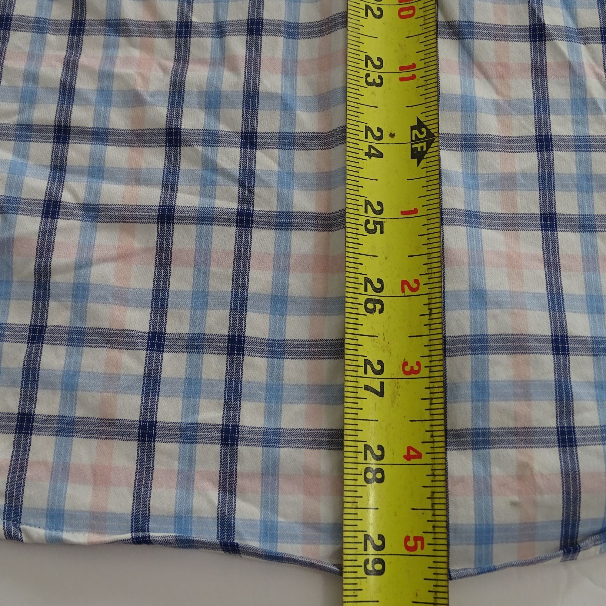 Bonobos Bonobos Slim Fit Long Sleeve Blue Pink Plaid Button Up Shirt Size US L / EU 52-54 / 3 - 11 Thumbnail