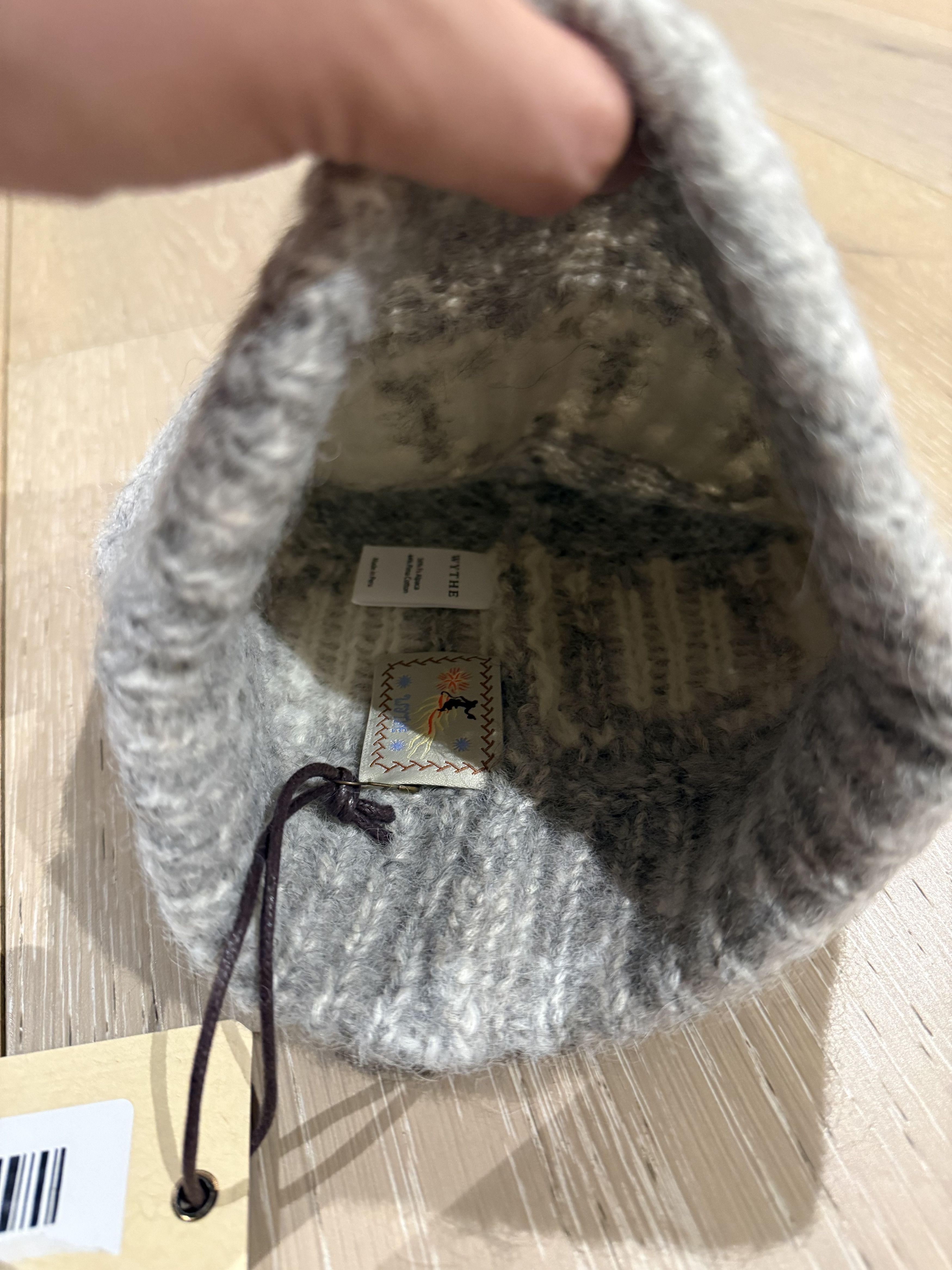 WYTHE 💚 Wythe Alpaca Horseshoe Beanie Seasalt NEW Size ONE SIZE - 7 Thumbnail
