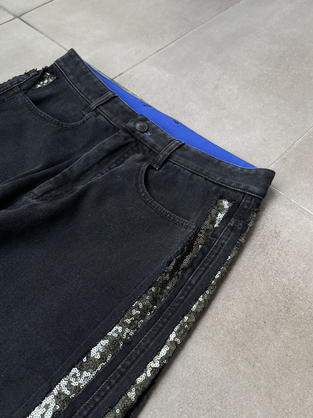 Other !DS! AW22 Koche Aplications Black Denim Pants Size US 32 / EU 48 - 7 Thumbnail