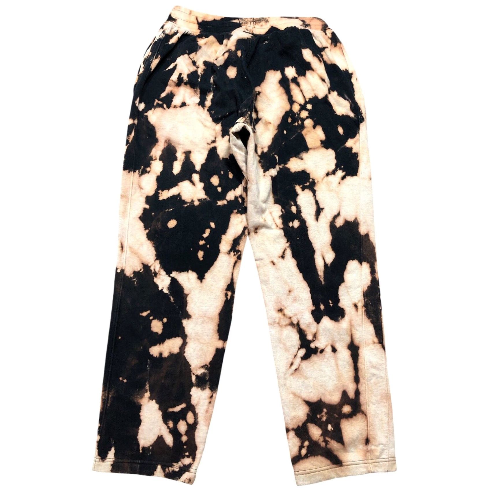 Under Armour Under Armour Sweatpants Athletic Mens L Black Tie Dye Cotton Blend Fleece Drawstring Waist 30in Inseam 30in Size US 33 - 2 Thumbnail