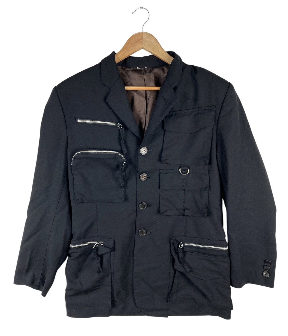 Jean Paul Gaultier Spring Summer 1996 Jean Paul Gaultier Utility Tailor Blazer Size 40L - 2 Thumbnail