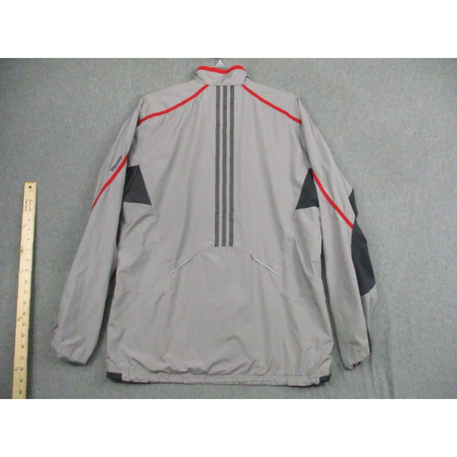 Adidas Adidas Track Jacket Gray Large Clima365 Windstopper Mens Jacket Size US L / EU 52-54 / 3 - 4 Thumbnail
