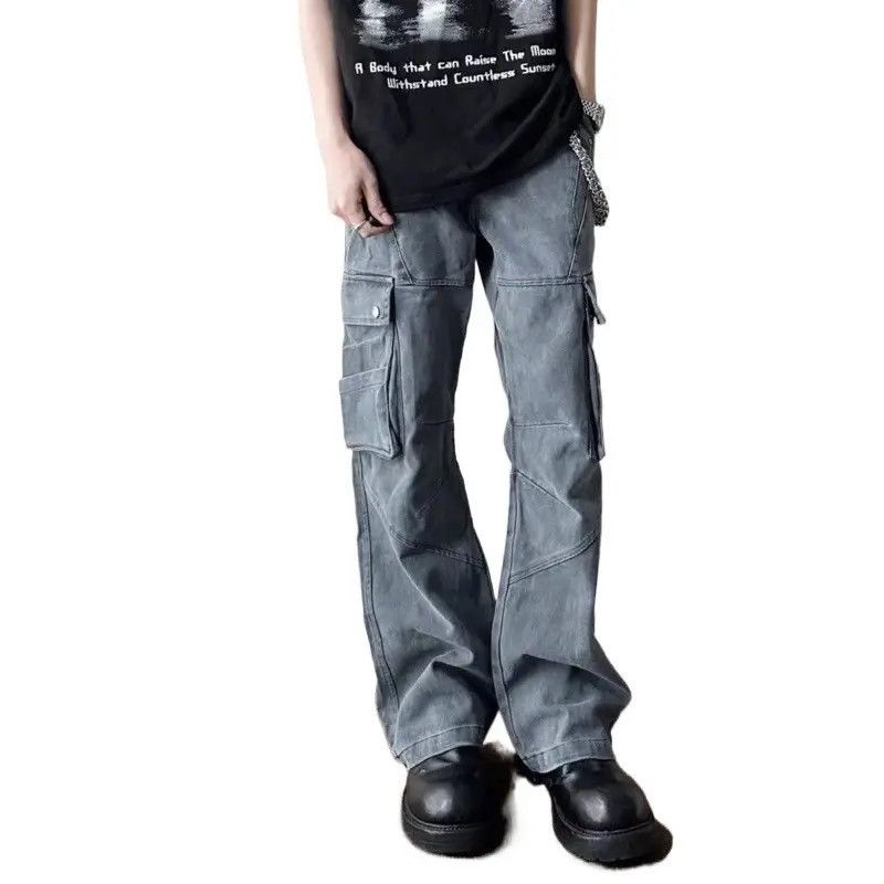 Japanese Brand × Jean Retro loose casual micro flared jeans Size US 32 / EU 48 - 5 Thumbnail