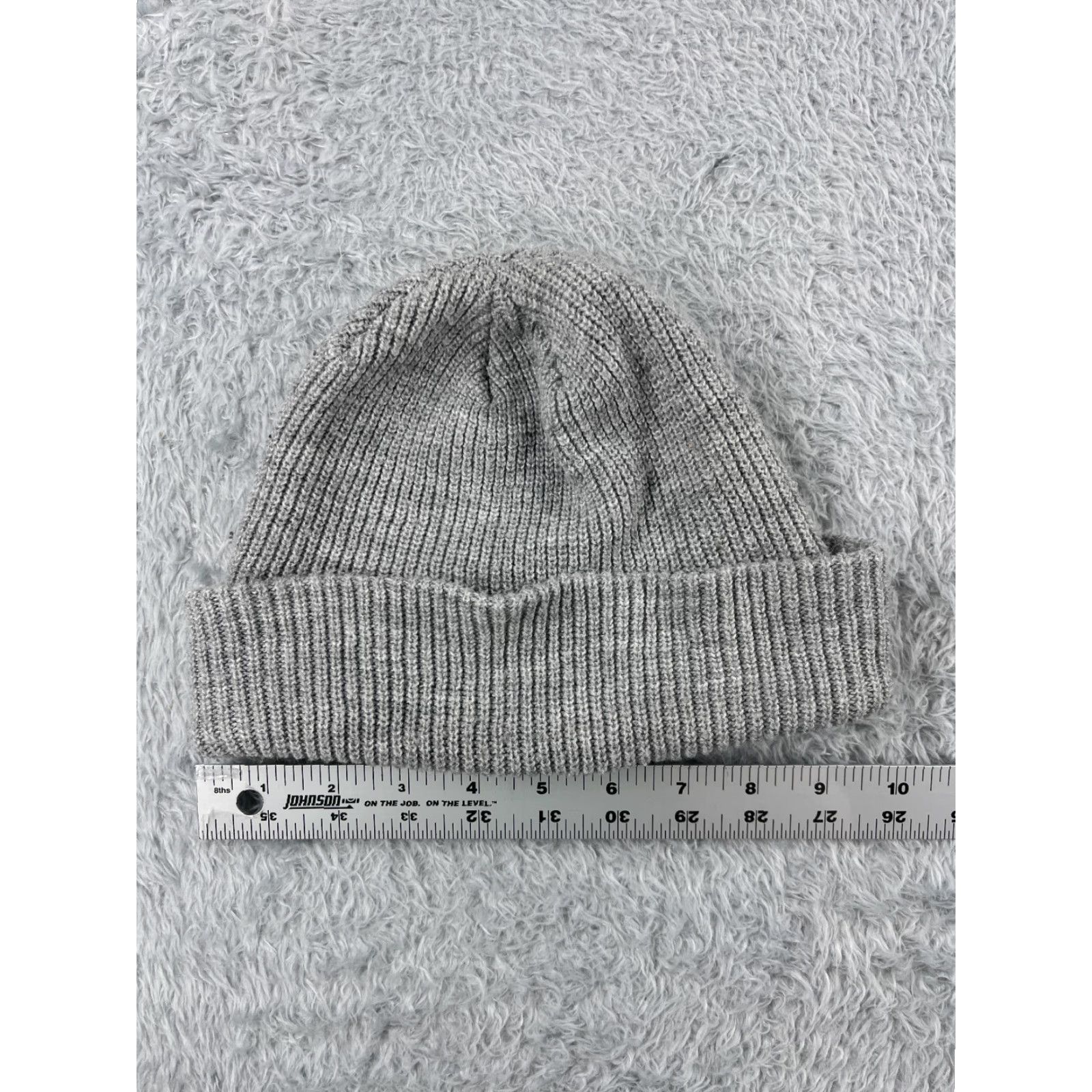 Vintage Bear Pacific West Beanie Toque Adult One Size Gray Knit Acrylic Logo Yupoong Size ONE SIZE - 4 Thumbnail