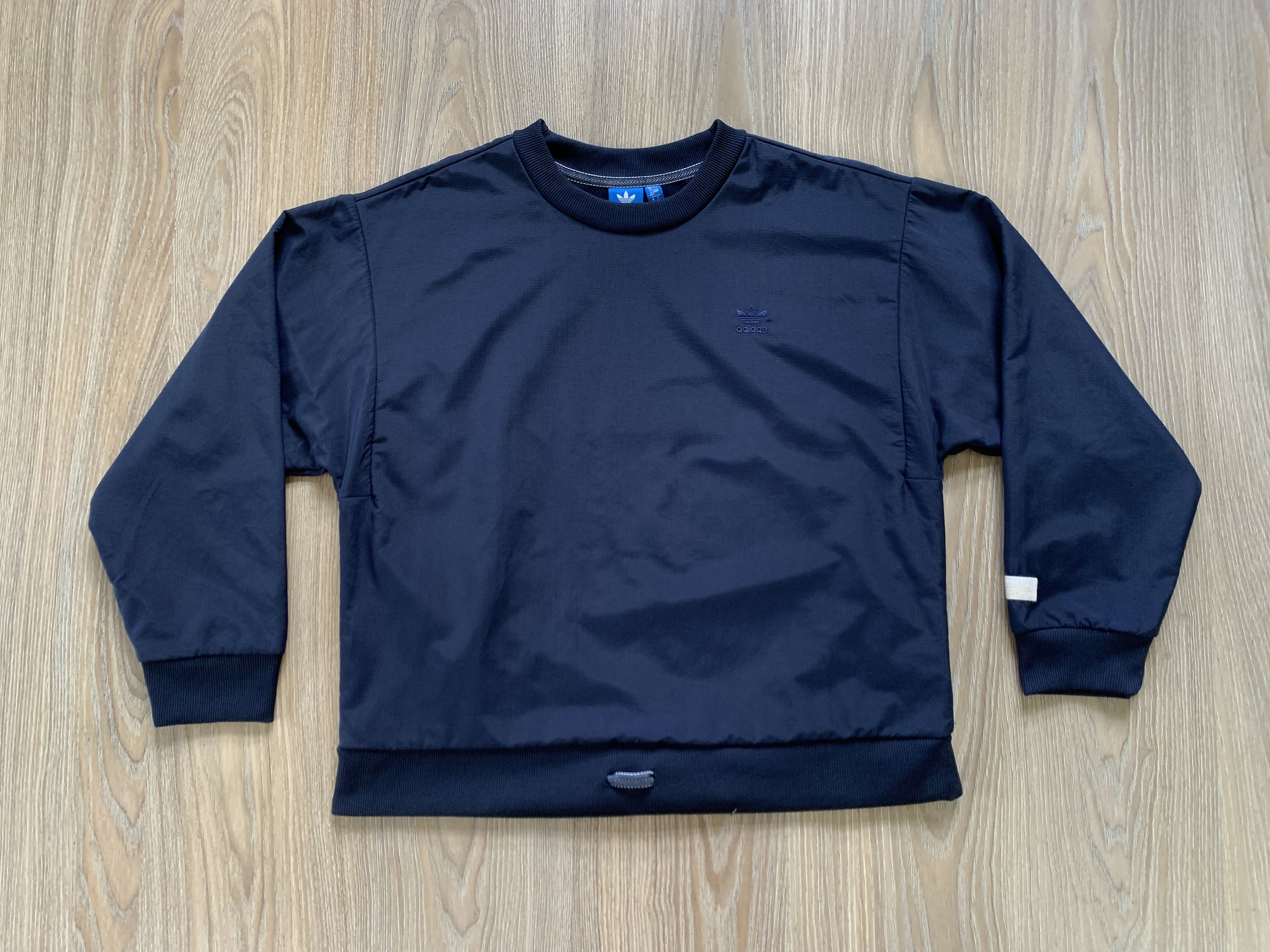 Adidas Adidas Women Dunkeblau Navy Sweatshirt Size M / US 6-8 / IT 42-44 - 2 Thumbnail