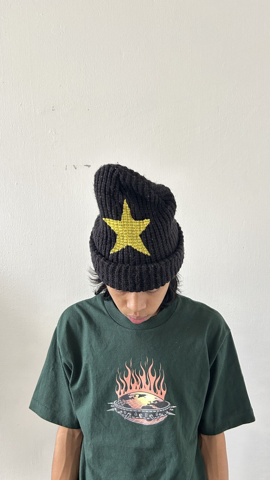 Hysteric Glamour × Japanese Brand × Vintage 1990s Road Star Japan Beanie Size ONE SIZE - 2 Thumbnail