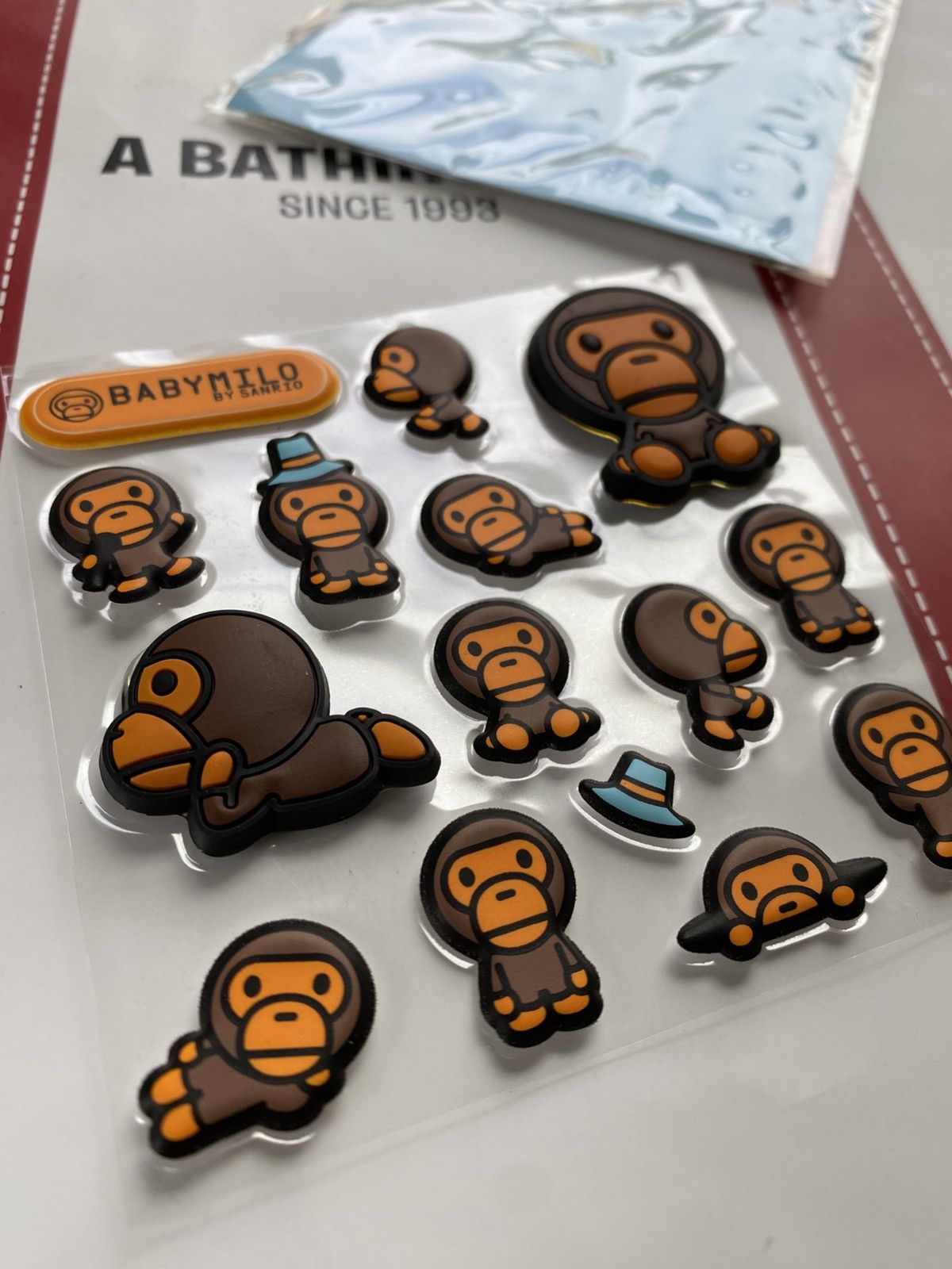 Bape Baby Milo Rubber Stickers Size ONE SIZE - 2 Thumbnail