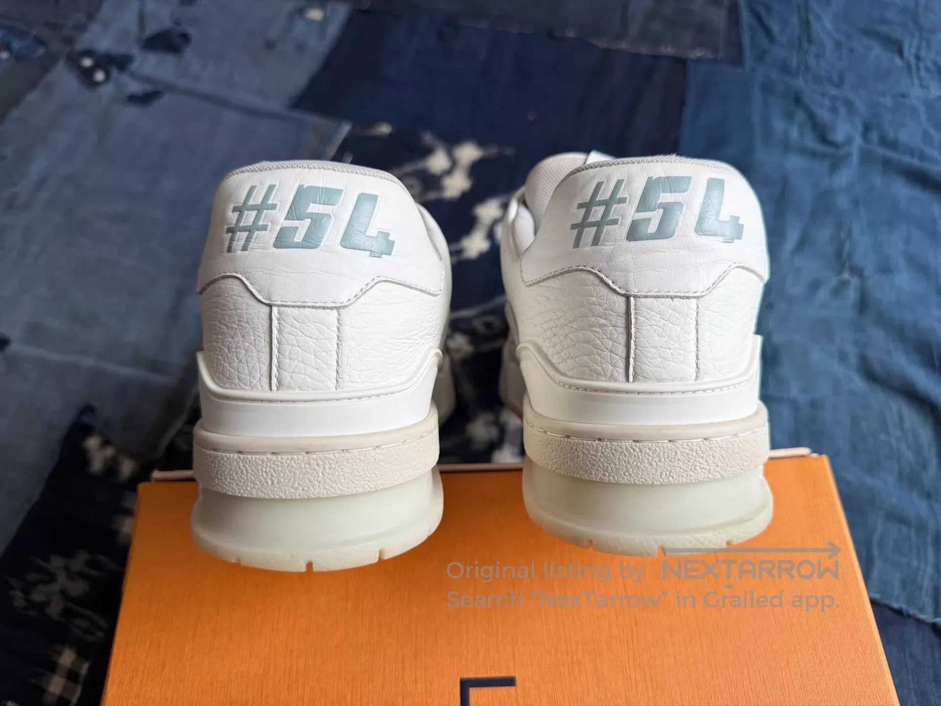 Louis Vuitton White Low-Top Sneakers Size 8. Size US 8 / EU 41 - 6 Thumbnail
