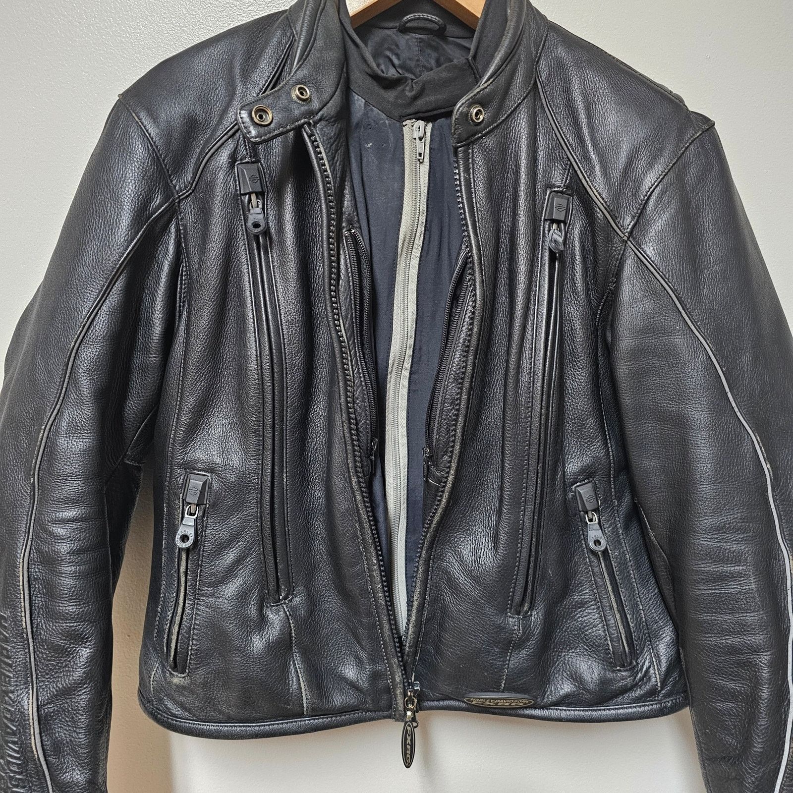 Harley Davidson Women's Harley Davidson FXRG Leather Jacket size Medium Size M / US 6-8 / IT 42-44 - 3 Thumbnail