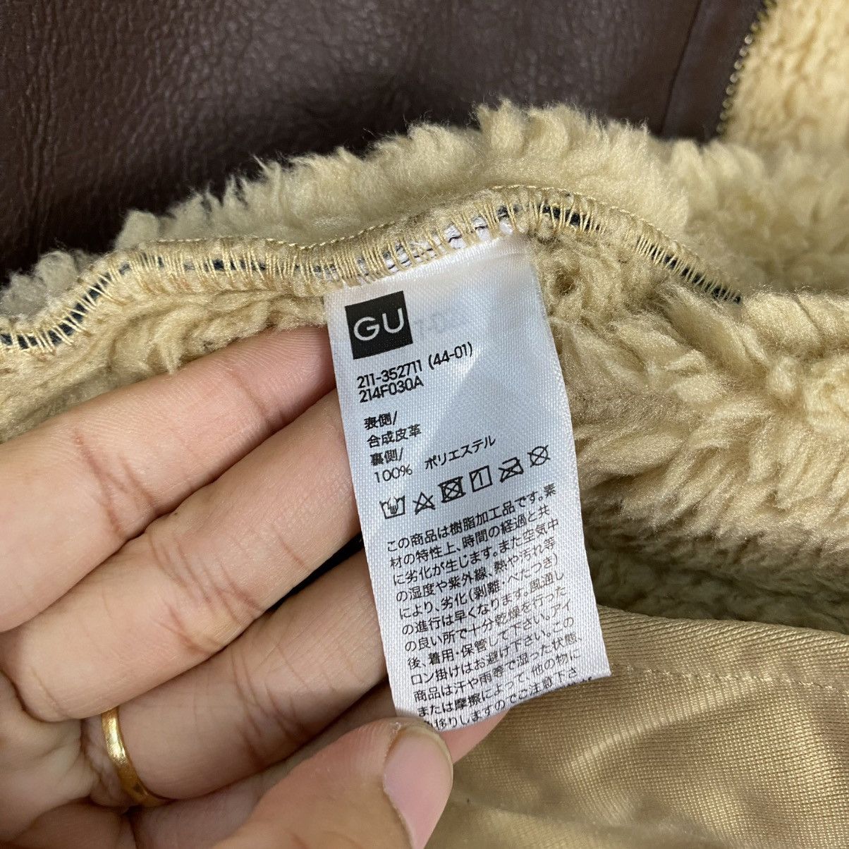 Japanese Brand 🔥VTG SOFT LEATHER JACKET SHEARLING BLANKET GU ISSEY MIYAKE Size US L / EU 52-54 / 3 - 20 Thumbnail