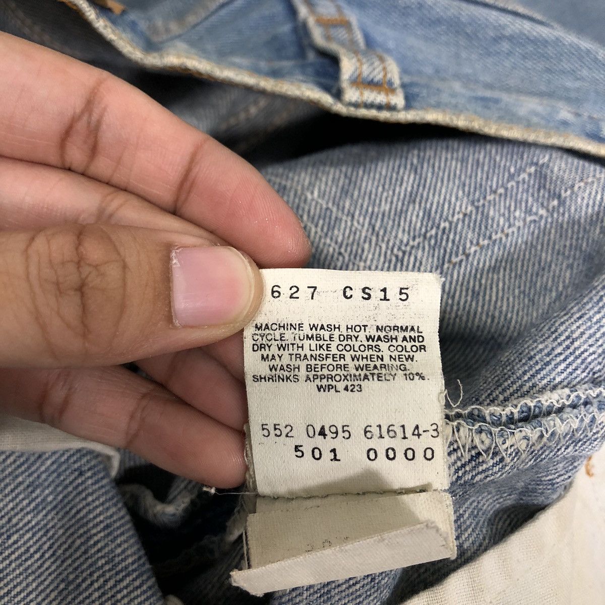 Levi's 🔥Vintage Levi’s Rindem Made in USA Selvedges Size US 29 - 16 Thumbnail