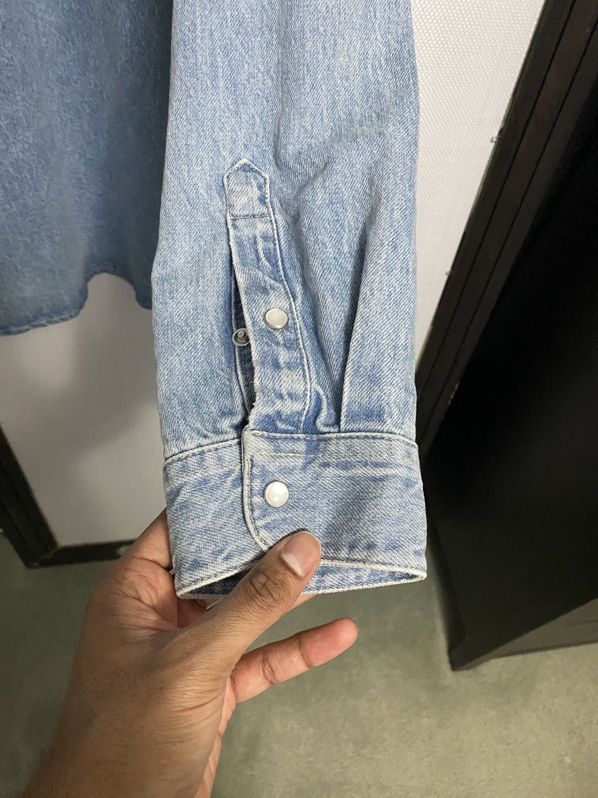 River Island Western Denim shirt Size US L / EU 52-54 / 3 - 7 Thumbnail