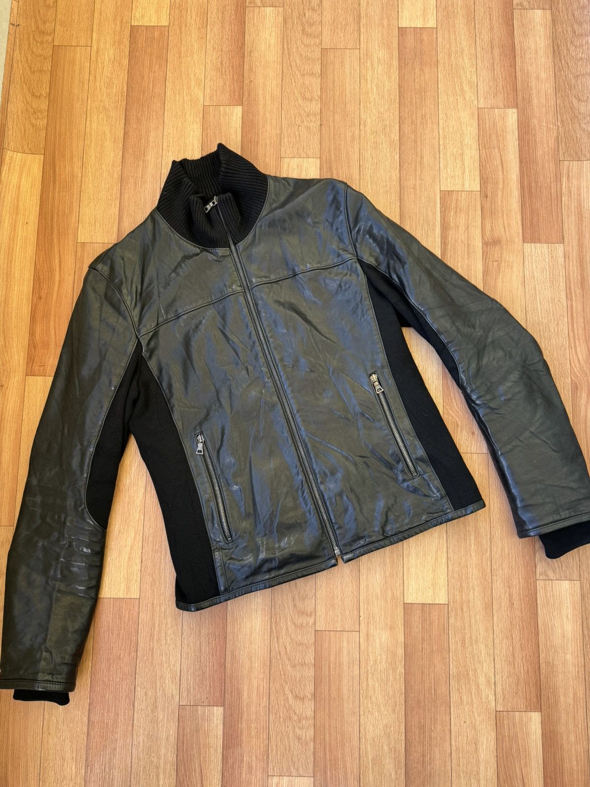 Prada 🕷️💥 Prada leather jacket made like Rick owens Size US M / EU 48-50 / 2 - 2 Thumbnail