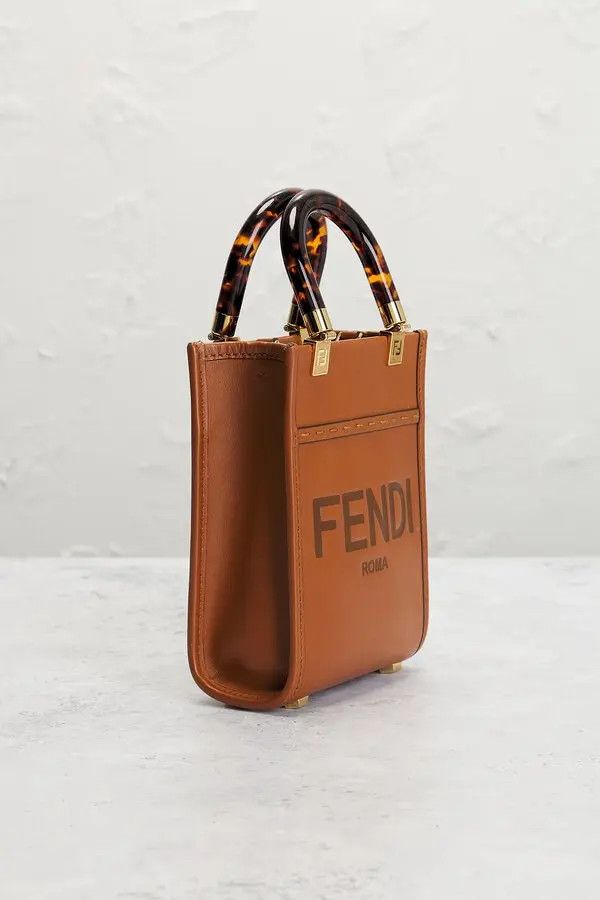 Fendi o1s1wg111125 Size: OS/ Mini Sunshine Shopper in Brown Size ONE SIZE - 4 Thumbnail