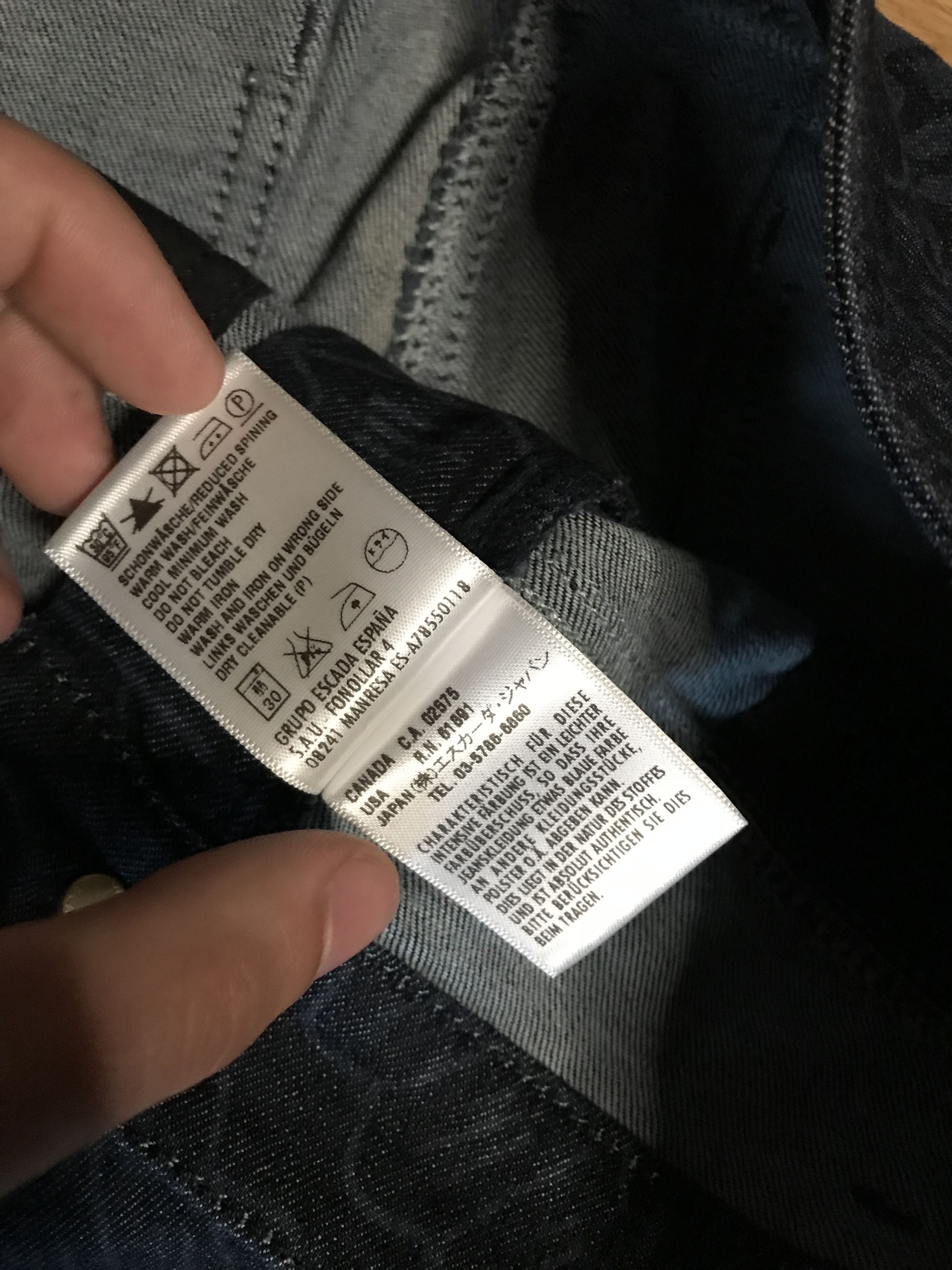 Escada **Retro Escada Patterned Jeans** Size 25" / US 0 / IT 36 - 9 Thumbnail