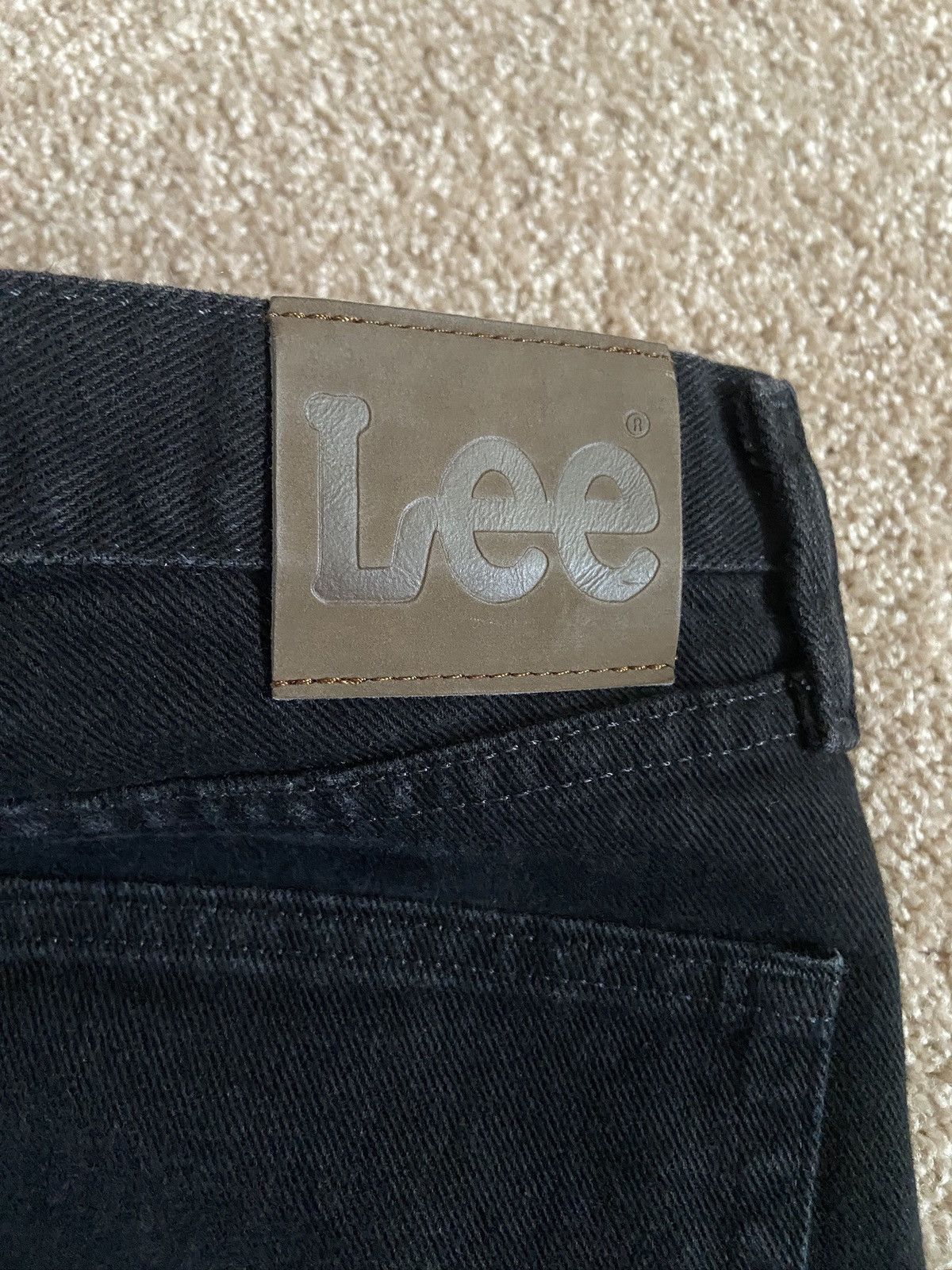 Lee × Vintage Vintage Lee Black Denim Jeans Size US 32 / EU 48 - 4 Thumbnail