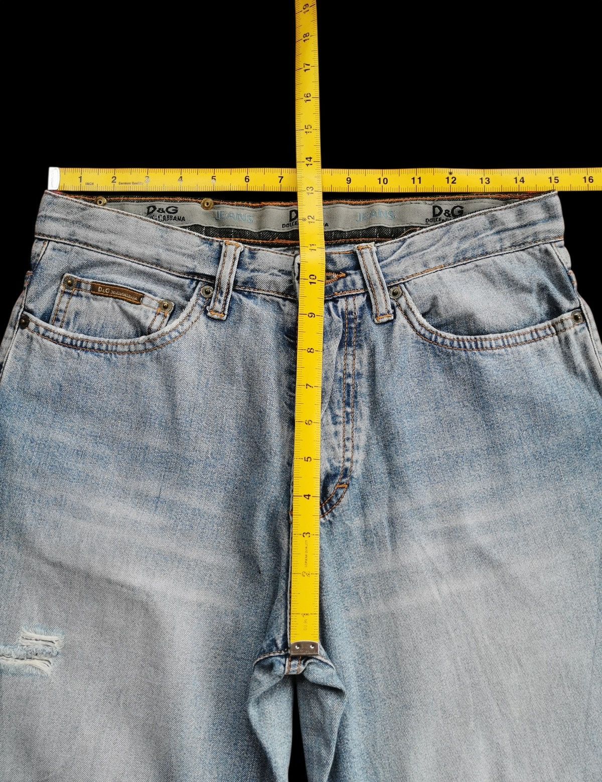 Dolce & Gabbana Vintage Dolce Gabbana Distressed Jeans Size US 30 / EU 46 - 13 Thumbnail