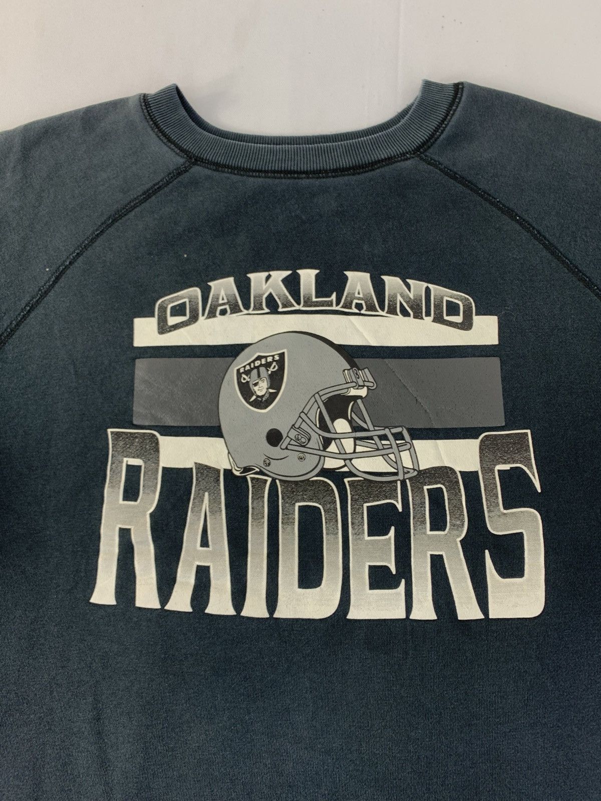 NFL 90s NFL Oakland Riders Big Logo Crewneck Pullover Style Size US M / EU 48-50 / 2 - 3 Thumbnail